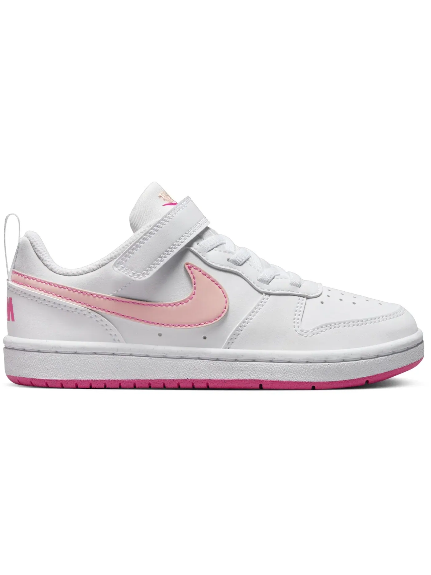 Детские кроссовки с низким силуэтом Nike Court Borough Low Recraft Nike — изображение 1 из 1, белый//оранжевый
