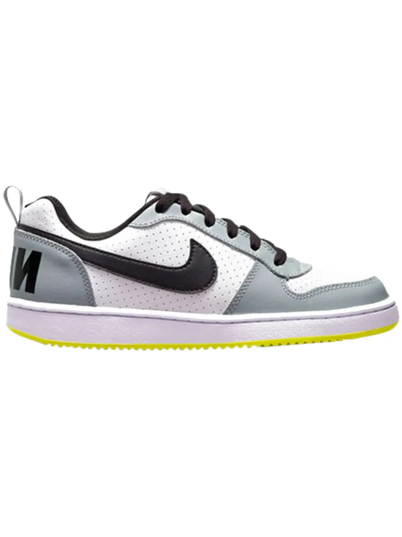 Детские кроссовки с низким верхом Nike Court Borough Low — изображение 1 из 1, белый/черный/серый