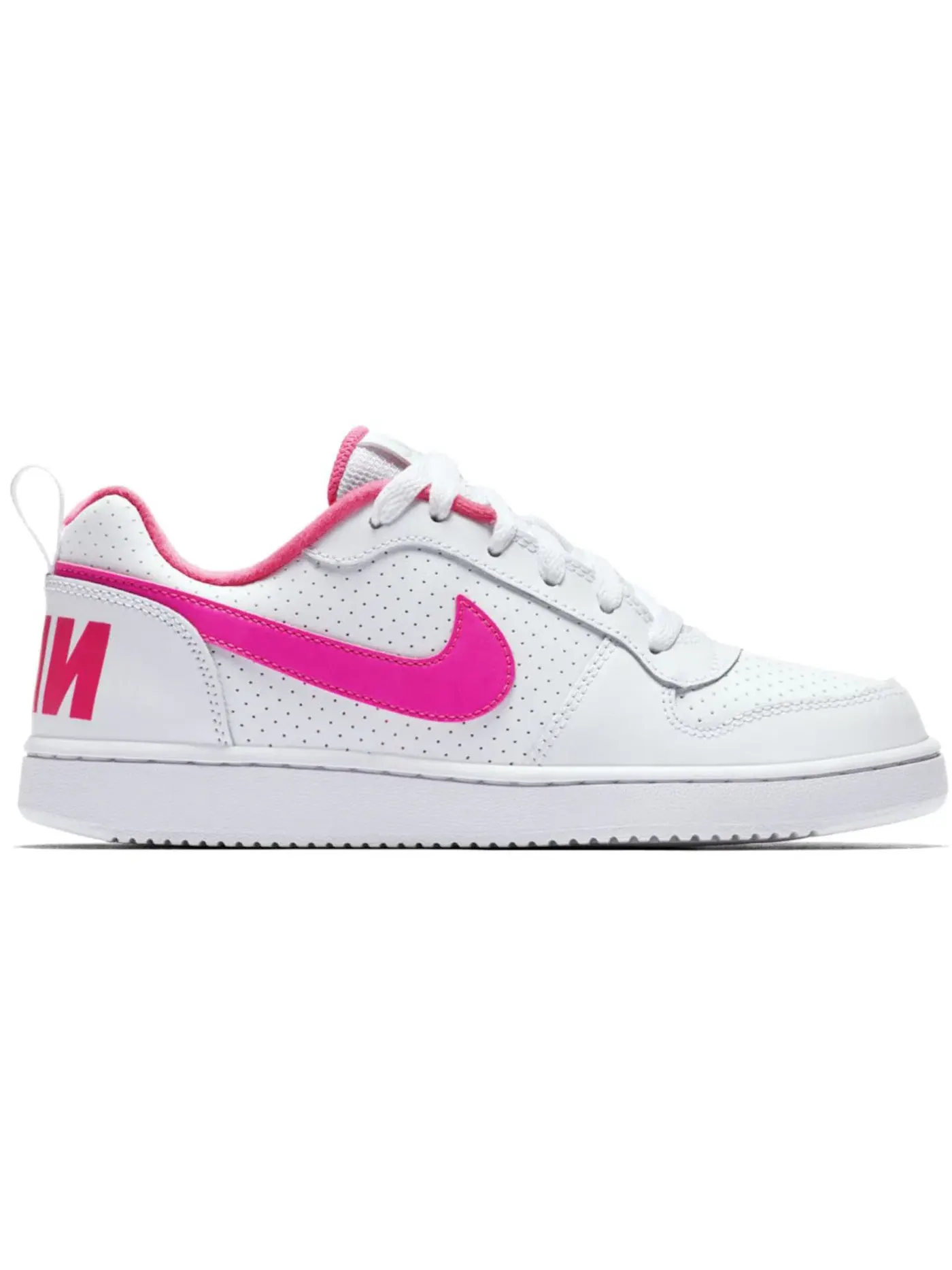 Детские кроссовки Lifestyle Nike Court Borough Low — изображение 1 из 1, белый/розовый