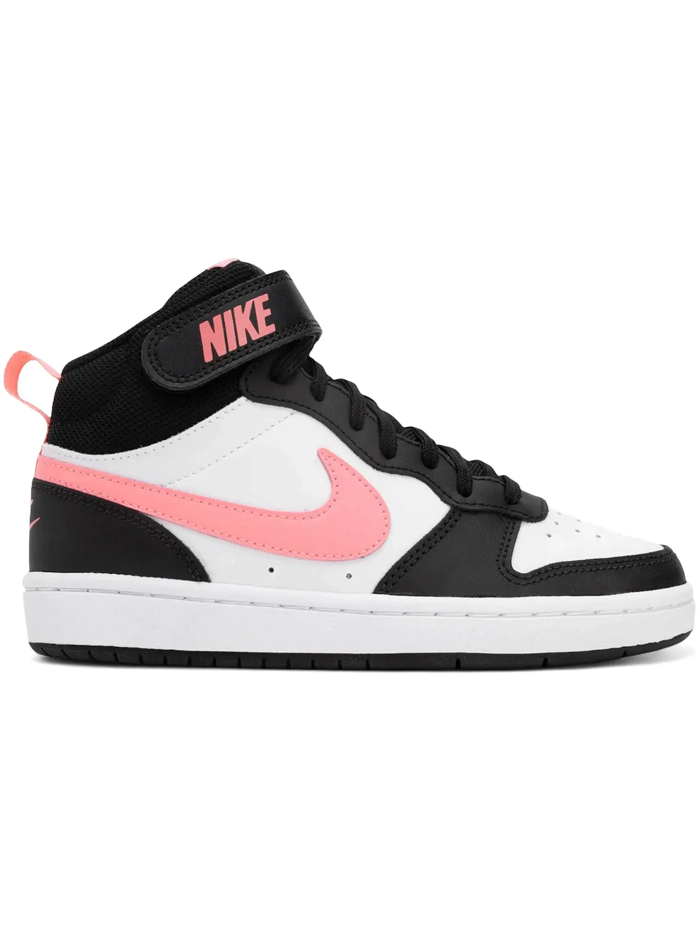Детские кроссовки с высоким верхом Nike Court Borough Mid 2 Nike — изображение 1 из 1, черный//белый