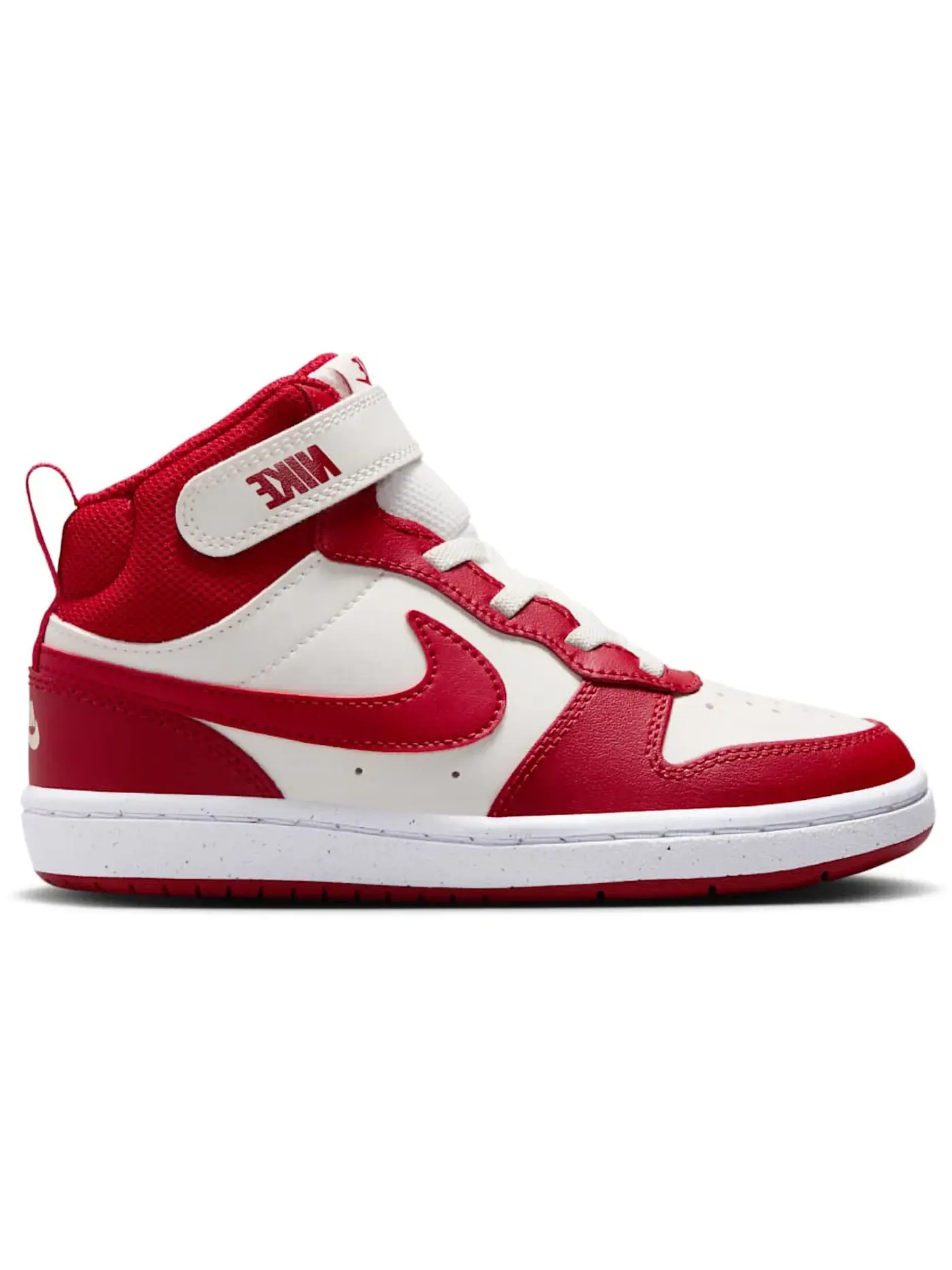 Детские кроссовки с высоким верхом Nike Court Borough Mid 2 — изображение 1 из 1, белый/красный