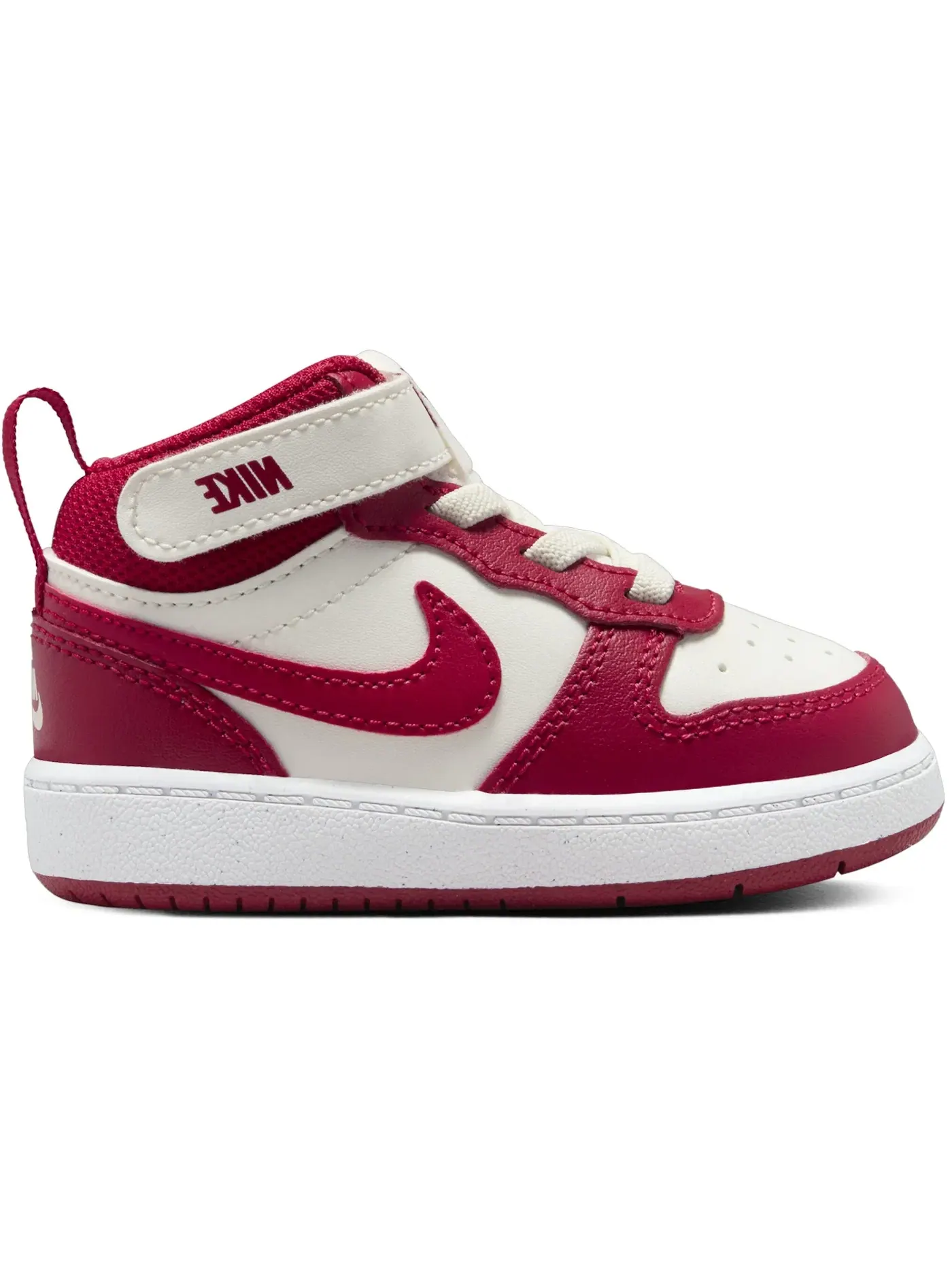 Детские кроссовки с высоким верхом Nike Court Borough Mid 2 Nike — изображение 1 из 1, белый/красный
