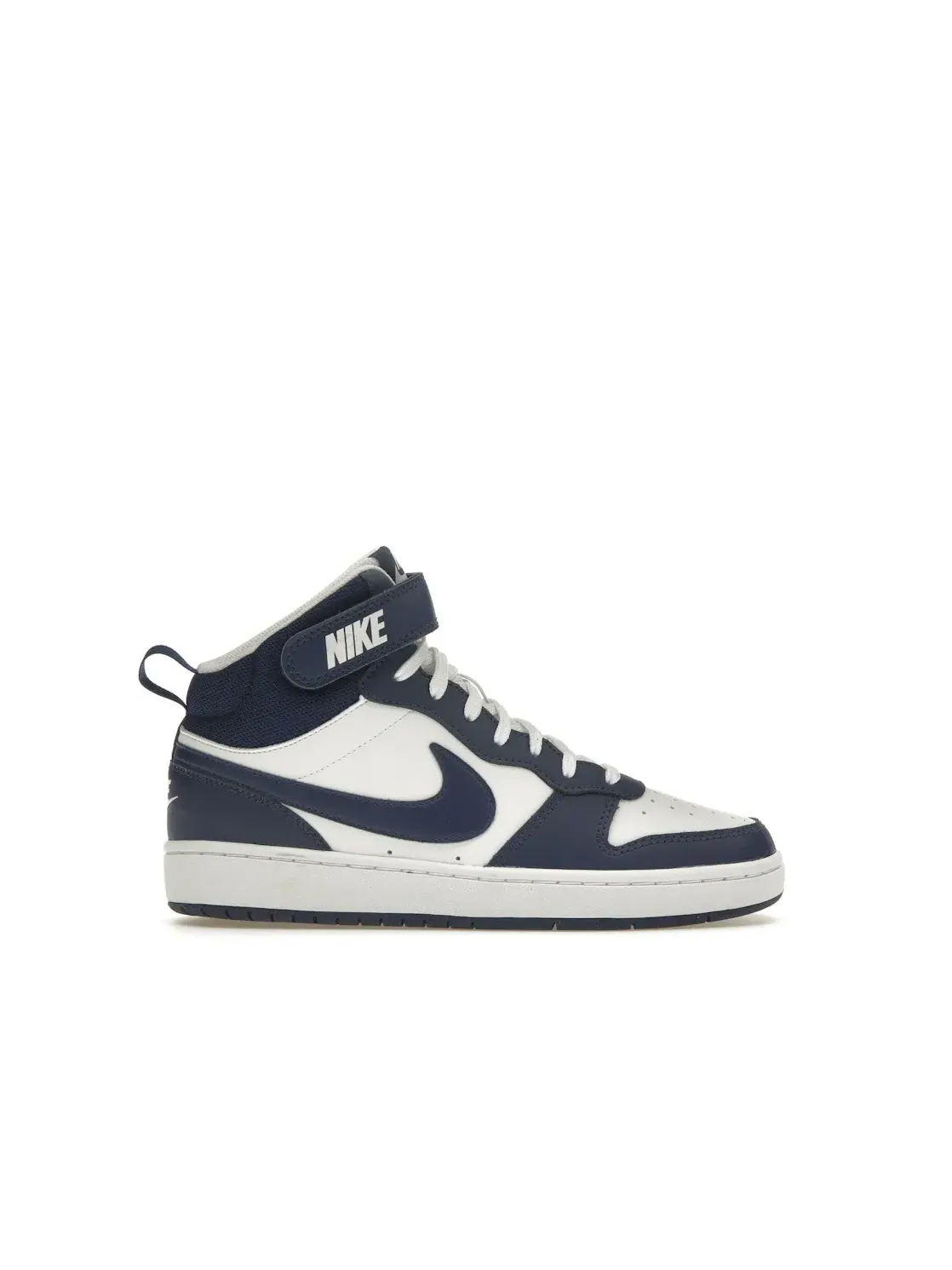 Детские кроссовки с высоким берцем Nike Court Borough Mid 2 Nike — изображение 1 из 4, белый/синий/синий