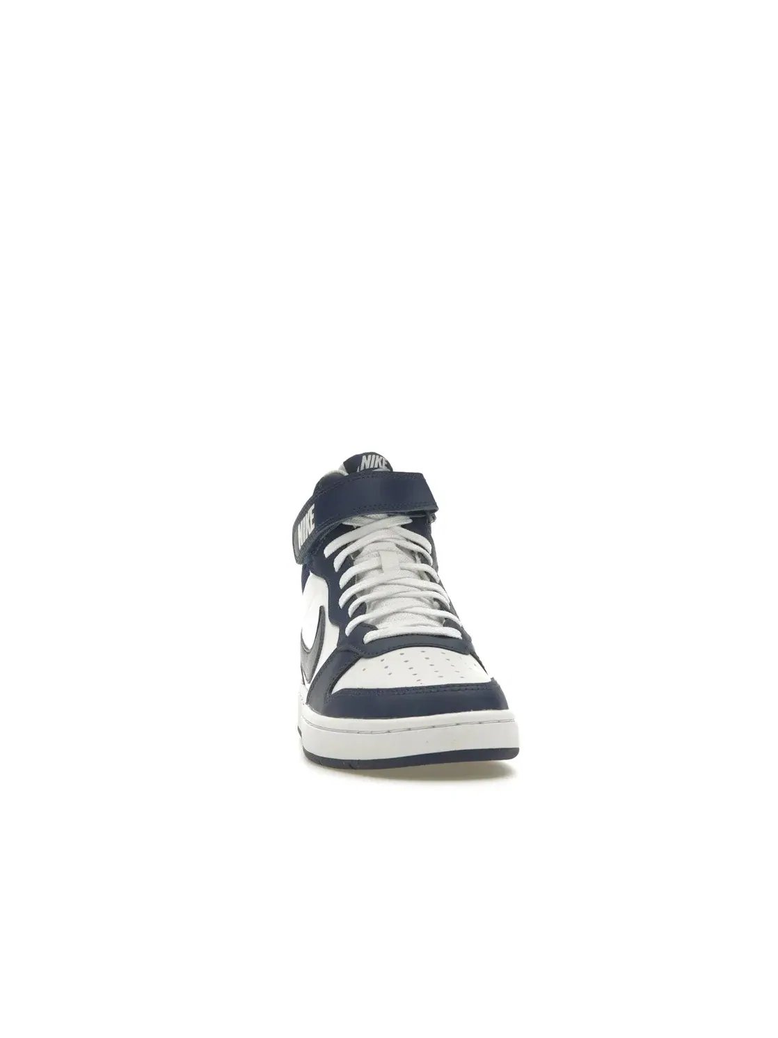 Детские кроссовки с высоким берцем Nike Court Borough Mid 2 Nike — изображение 2 из 4, белый/синий/синий