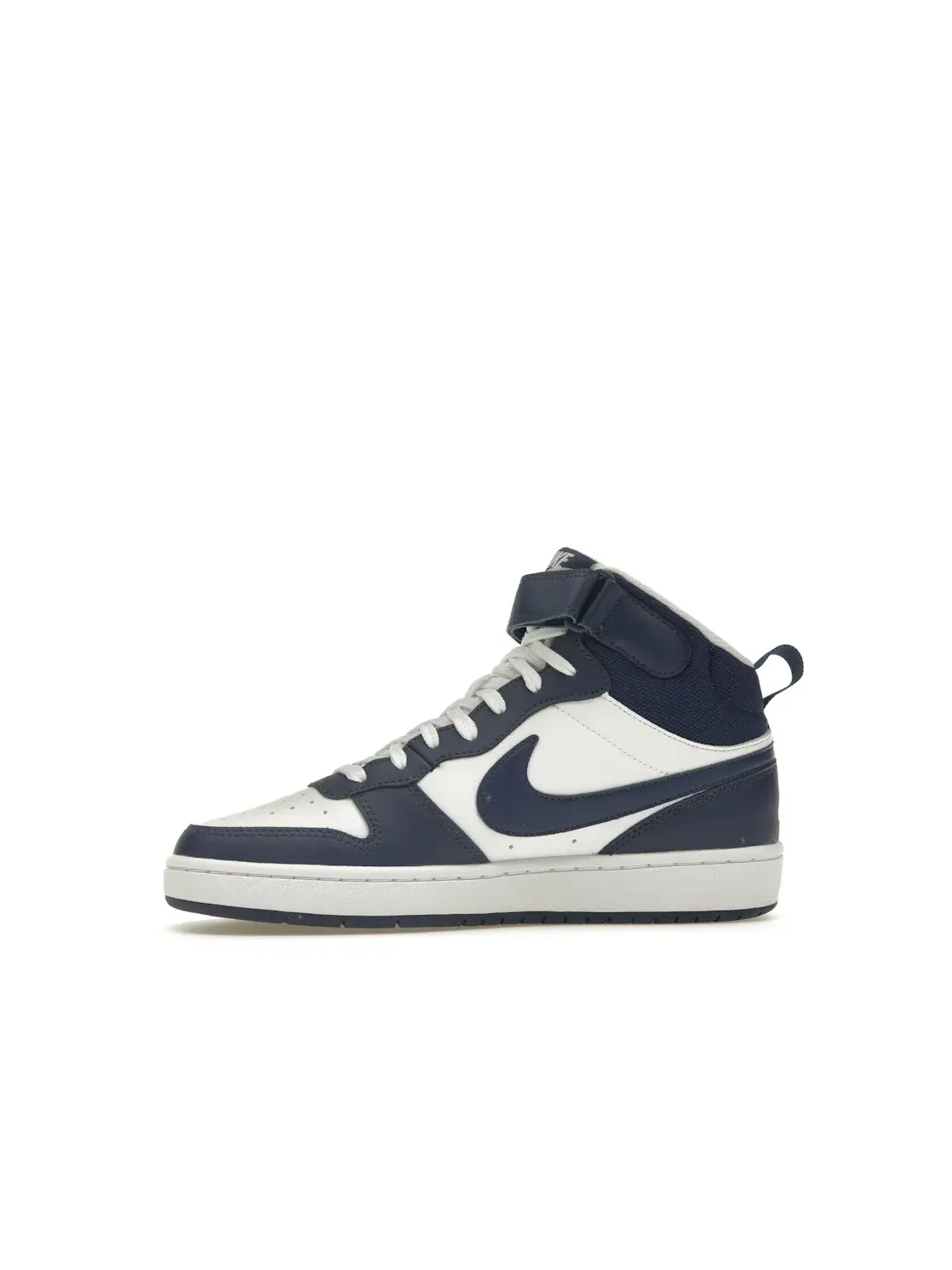 Детские кроссовки с высоким берцем Nike Court Borough Mid 2 Nike — изображение 3 из 4, белый/синий/синий