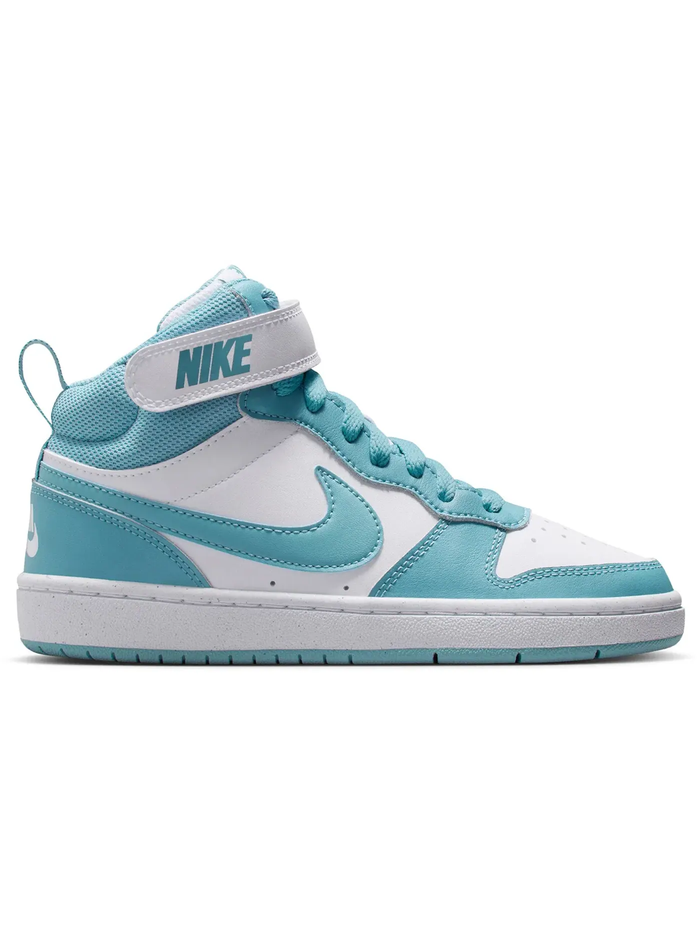 Детские кроссовки с высоким верхом Nike Court Borough Mid 2 — изображение 1 из 1, белый джинсовый синий