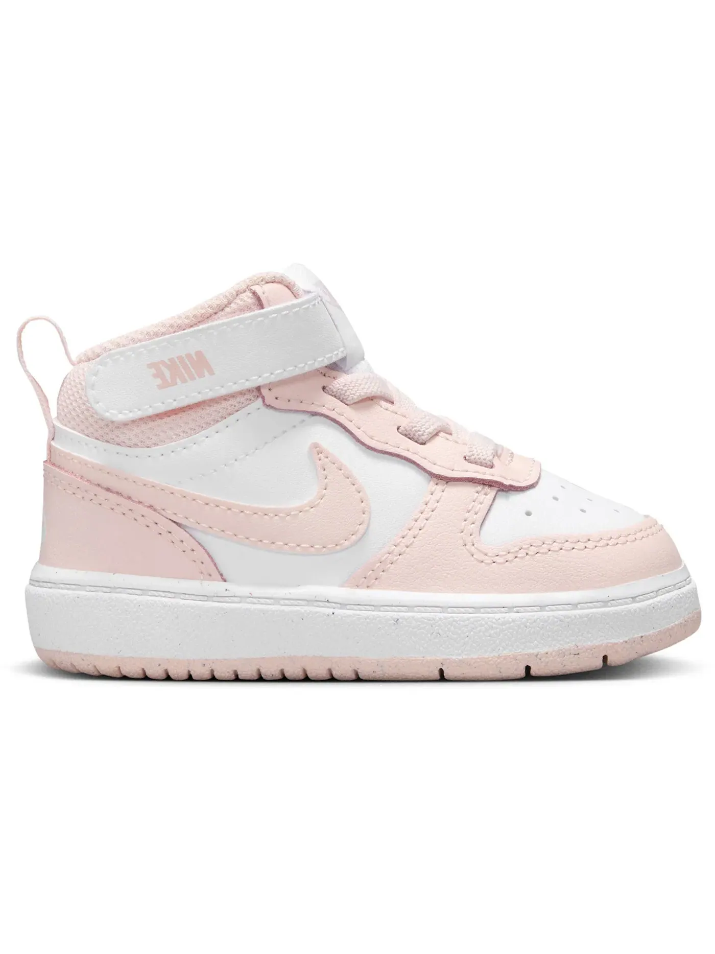 Детские кроссовки с высоким верхом Nike Court Borough Mid 2 Nike — изображение 1 из 1, белый розовый