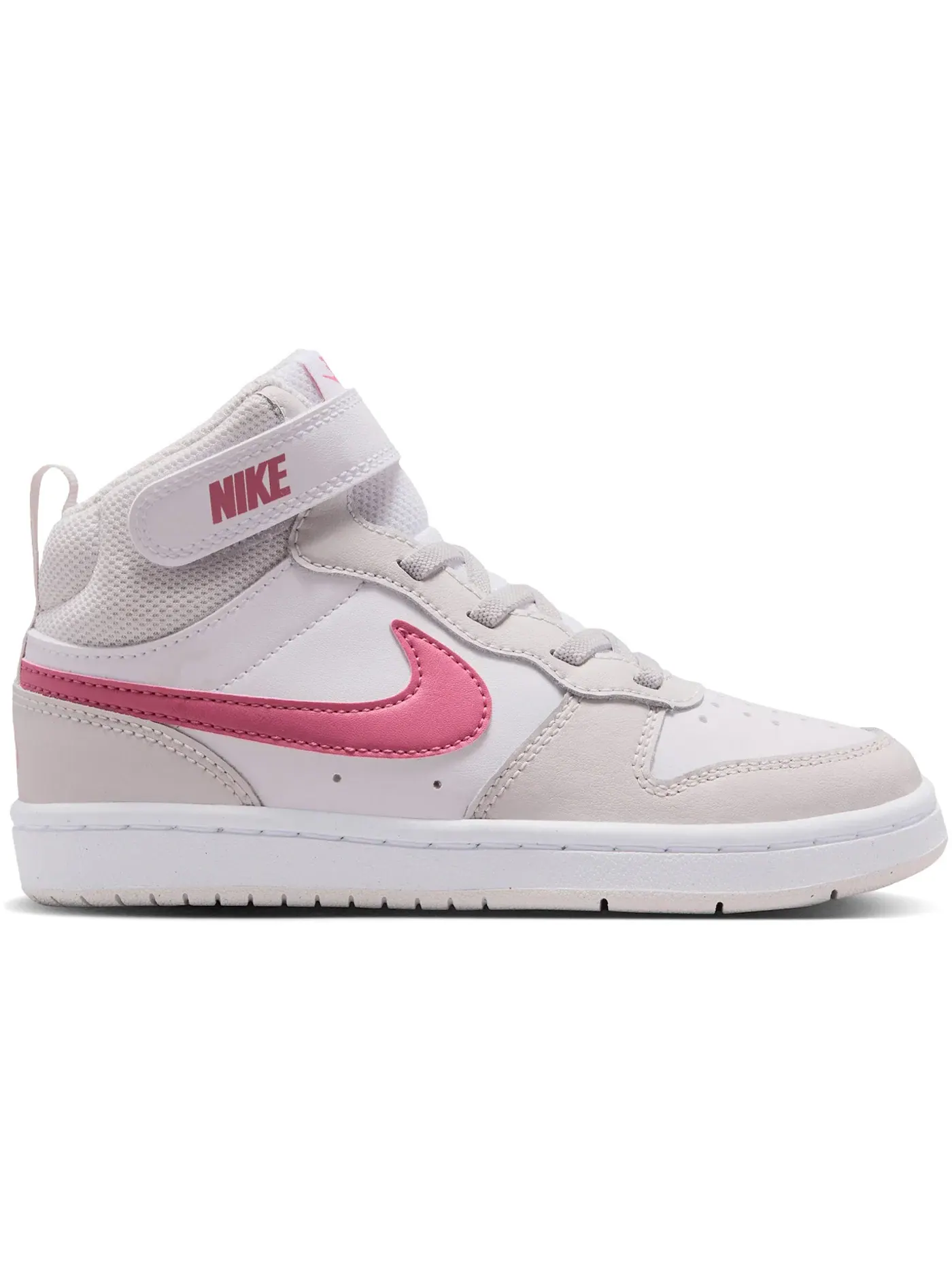 Детские кроссовки с высоким верхом Nike Court Borough Mid 2 Nike — изображение 1 из 1, белый/серый/белый