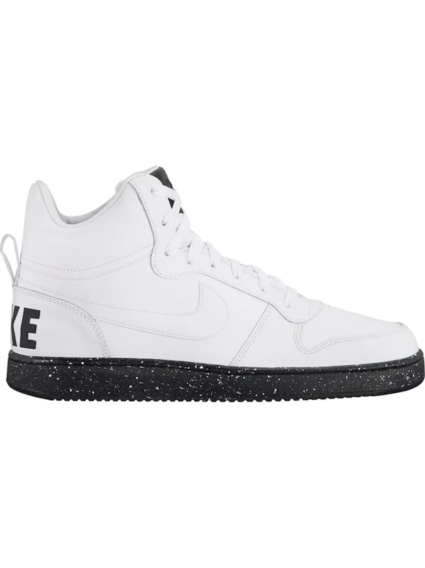 Мужские кроссовки Nike Court Borough Mid — изображение 1 из 1, белый/белый-черный