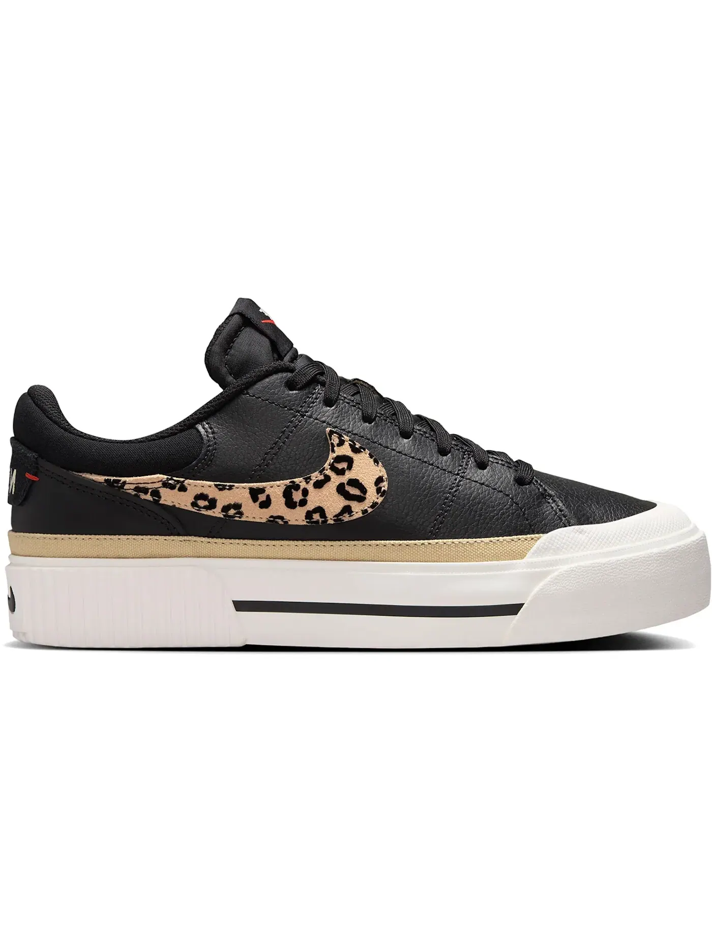 Женские кроссовки Nike Court Legacy Lift — изображение 1 из 1, черный//красный/хаки