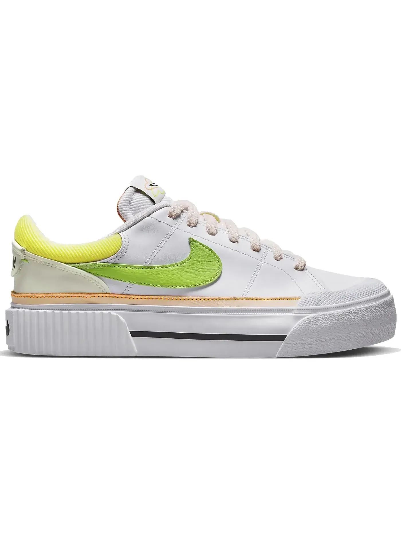 Женские кроссовки с перфорированным носком Nike Court Legacy Lift Feel Love Nike — изображение 1 из 1