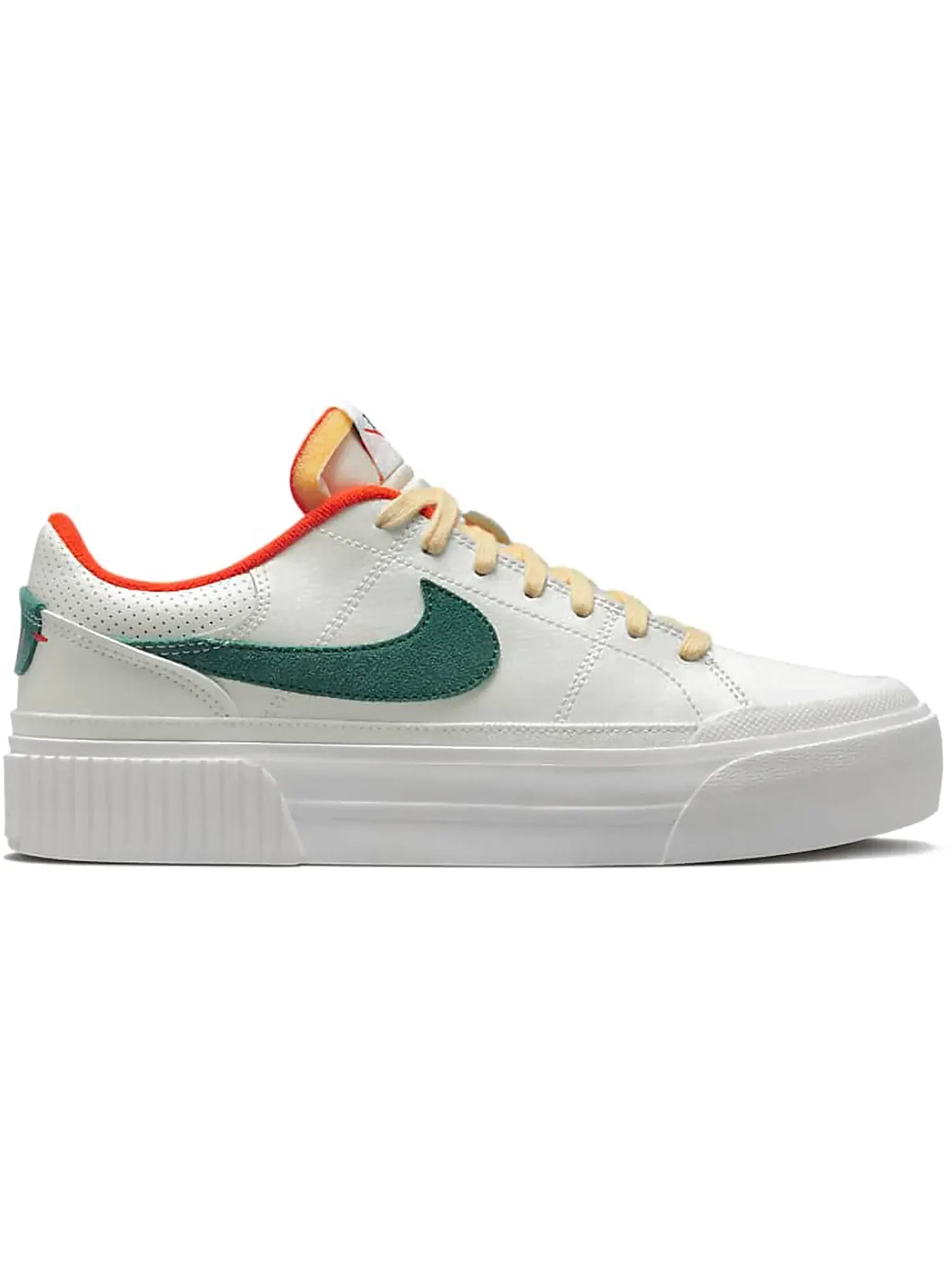 Женские кроссовки для повседневной носки Nike Court Legacy Lift — изображение 1 из 4, красный/желтый/зеленый