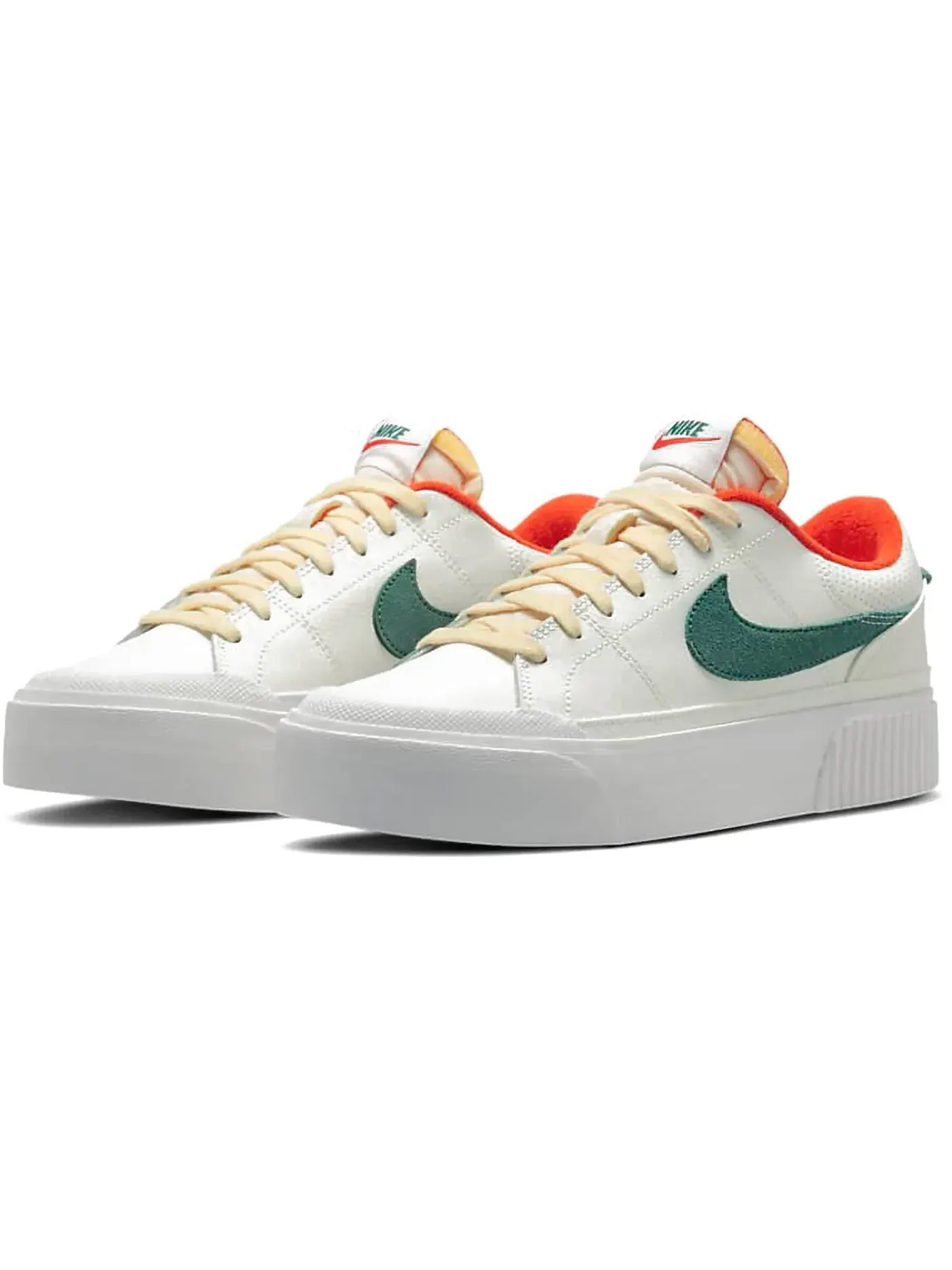 Женские кроссовки для повседневной носки Nike Court Legacy Lift — изображение 2 из 4, красный/желтый/зеленый