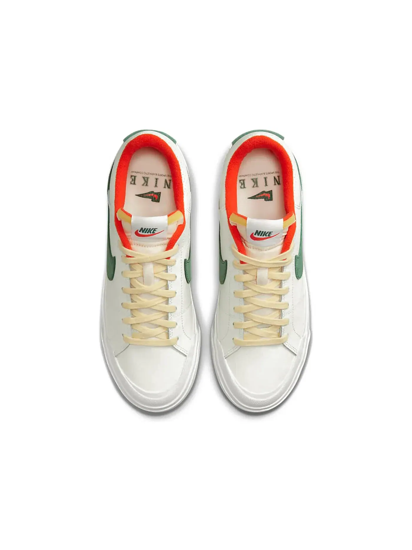 Женские кроссовки для повседневной носки Nike Court Legacy Lift — изображение 3 из 4, красный/желтый/зеленый