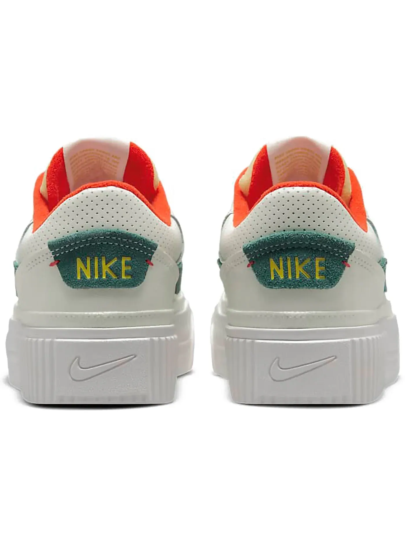 Женские кроссовки для повседневной носки Nike Court Legacy Lift — изображение 4 из 4, красный/желтый/зеленый