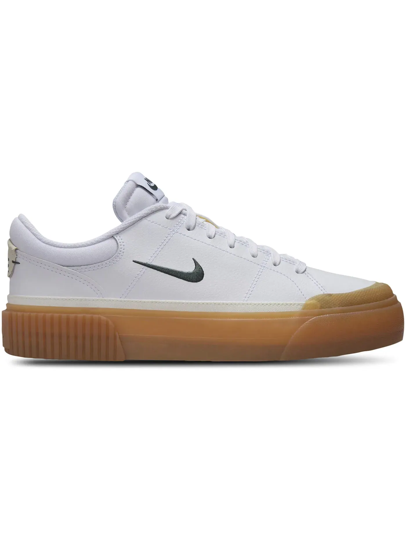 Женские кроссовки Lifestyle Nike Court Legacy Lift — изображение 1 из 1, белый/красный/желтый