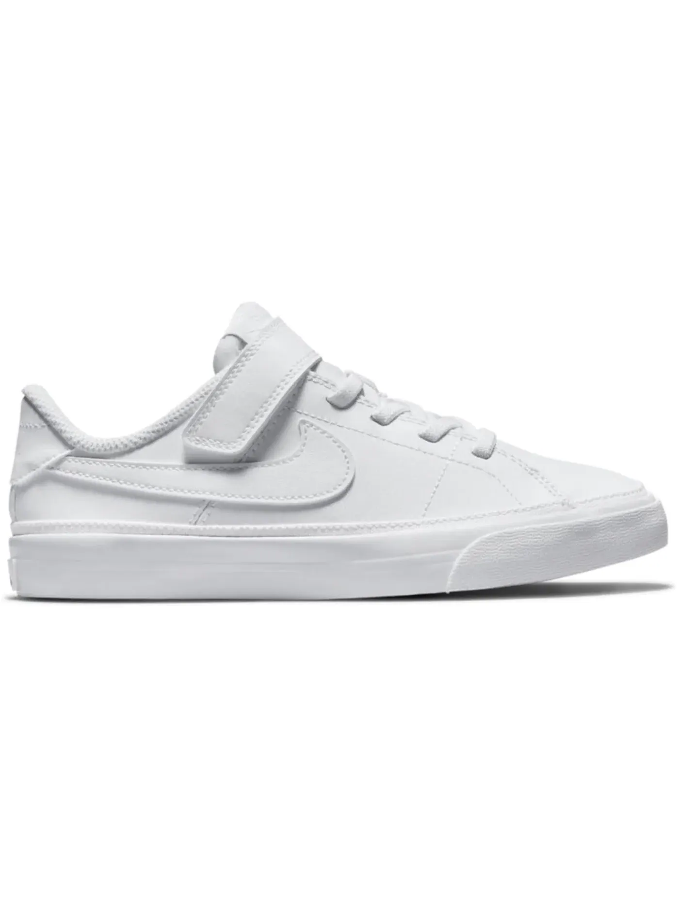 Детские кроссовки с низким профилем Nike Court Legacy — изображение 1 из 1, белый/белый/белый