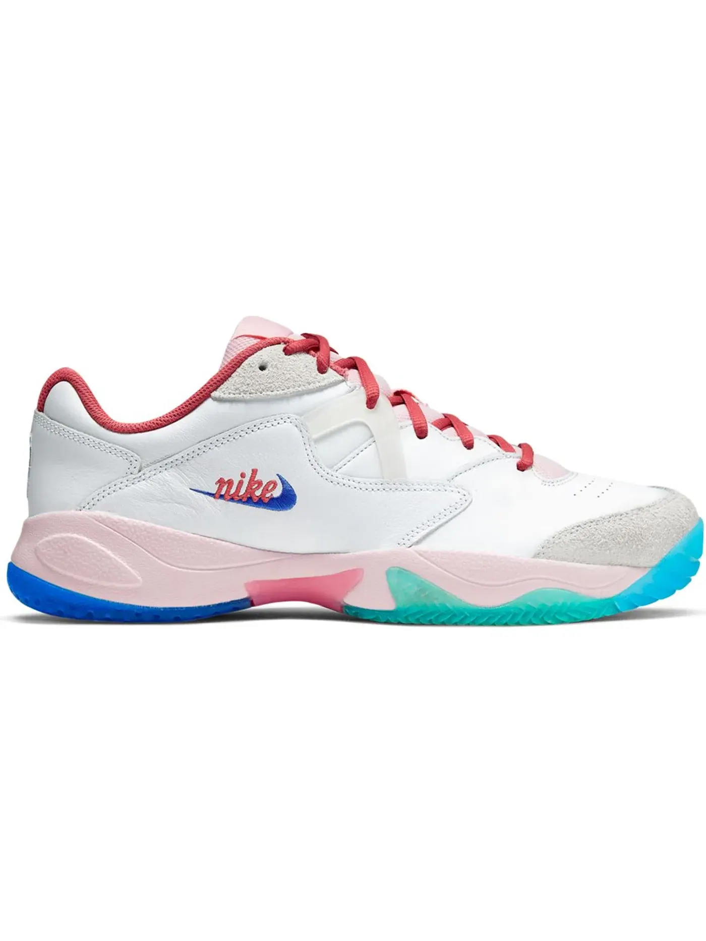 Мужские кроссовки для тенниса Nike Court Lite 2 — изображение 1 из 1, белый/розовый-синий