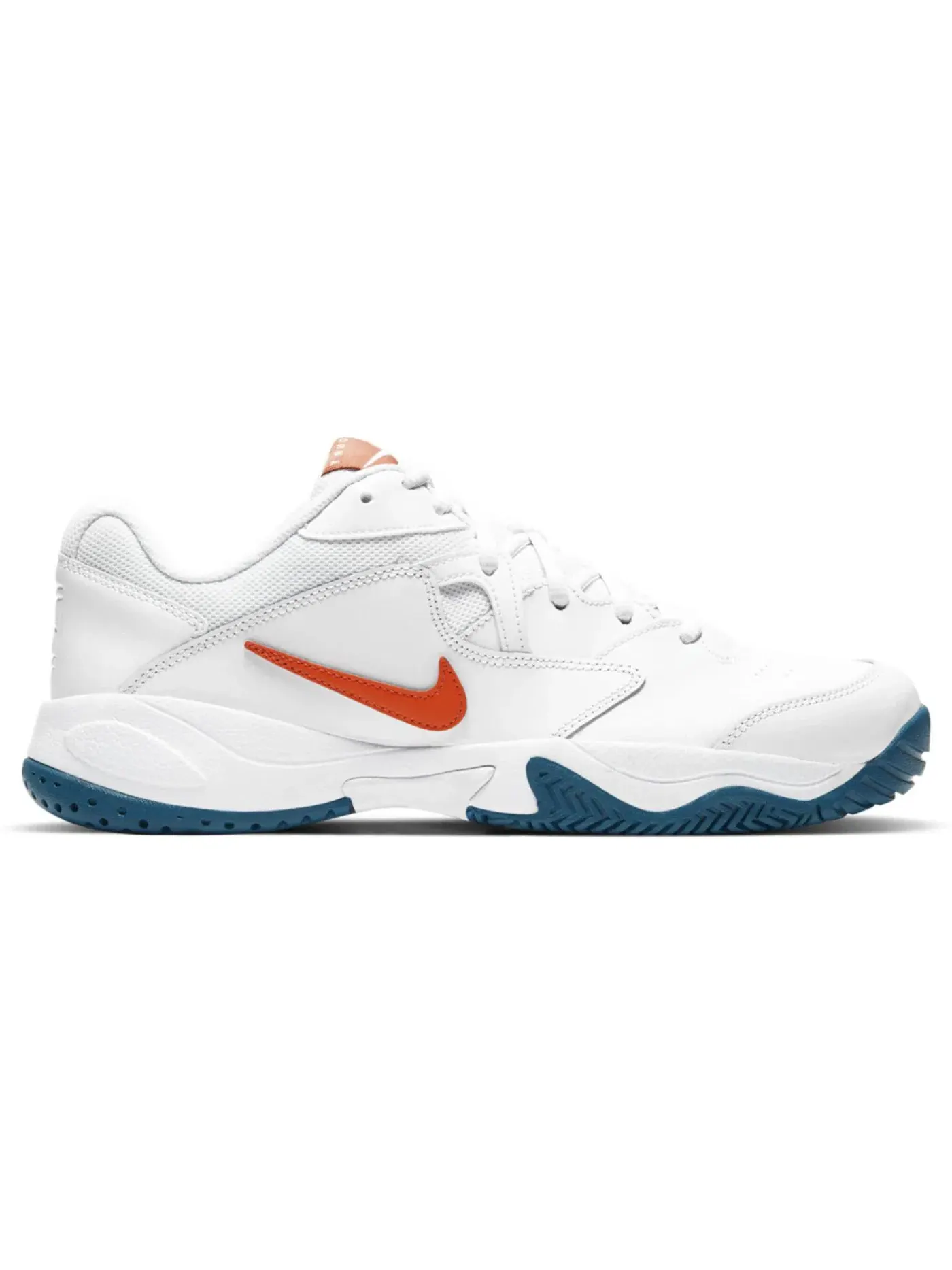 Мужские кроссовки для тенниса Nike Court Lite 2 — изображение 1 из 1, белый/зеленый//оранжевый