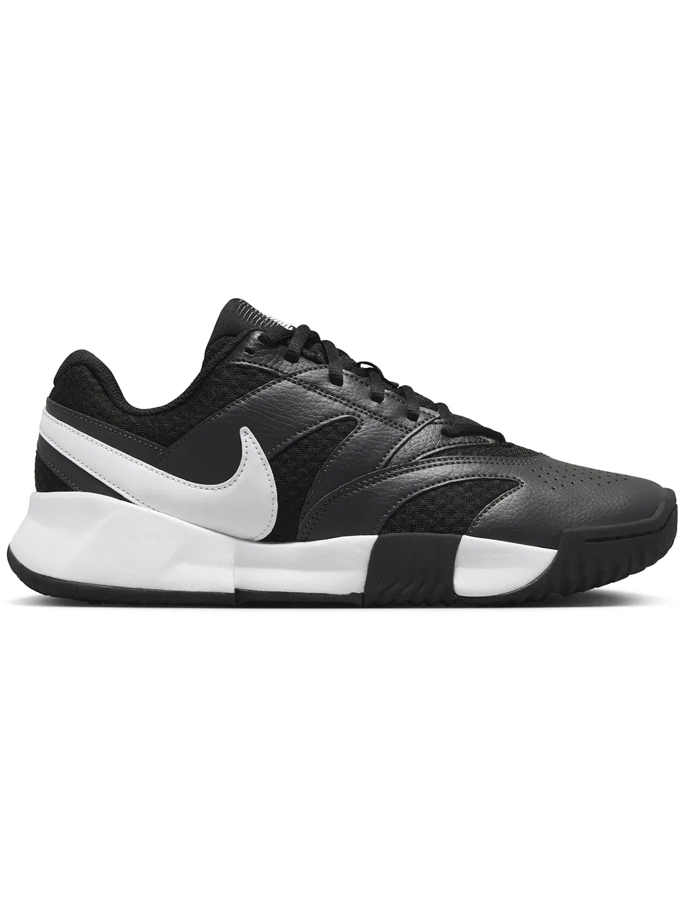 Женские кроссовки с перфорацией Nike Court Lite 4 Nike — изображение 1 из 1, черный//белый