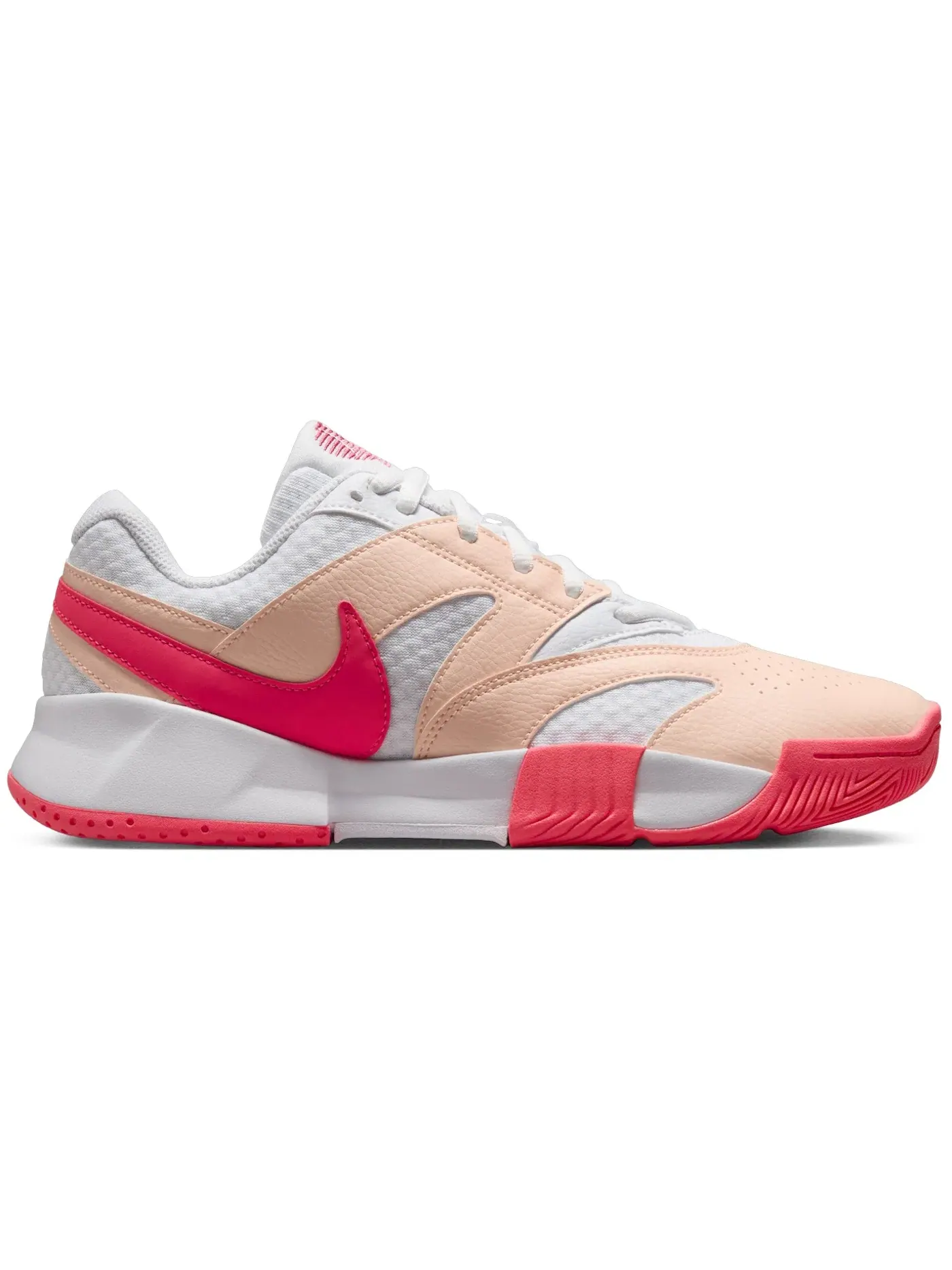 Женские кроссовки для тенниса Nike Court Lite 4 — изображение 1 из 1, белый//розовый