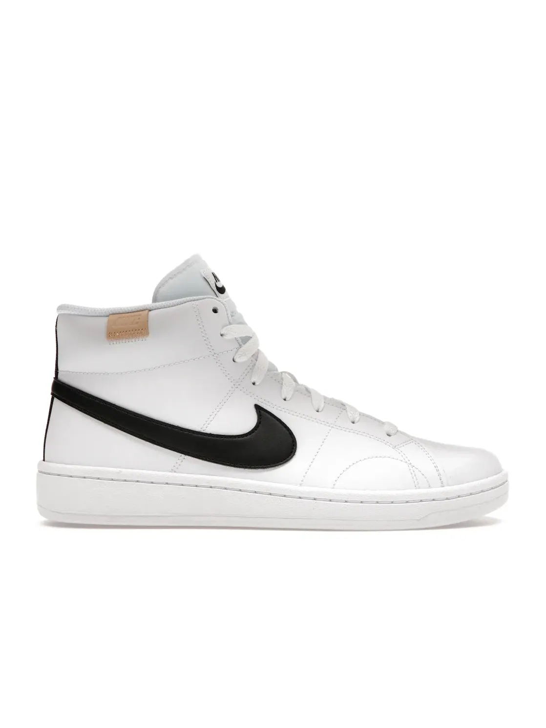 Мужские кроссовки с высоким верхом Nike Court Royale 2 Mid — изображение 1 из 4, белый/белый/черный