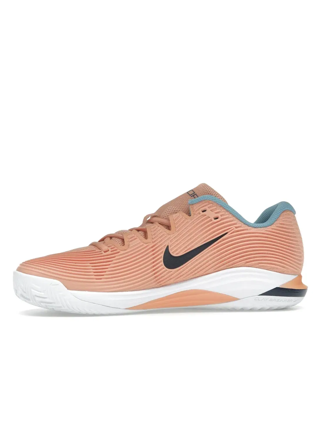 Мужские теннисные кроссовки с сетчатым верхом Nike Court Vapor 12 Clay — изображение 3 из 4, белый/джинсовый синий
