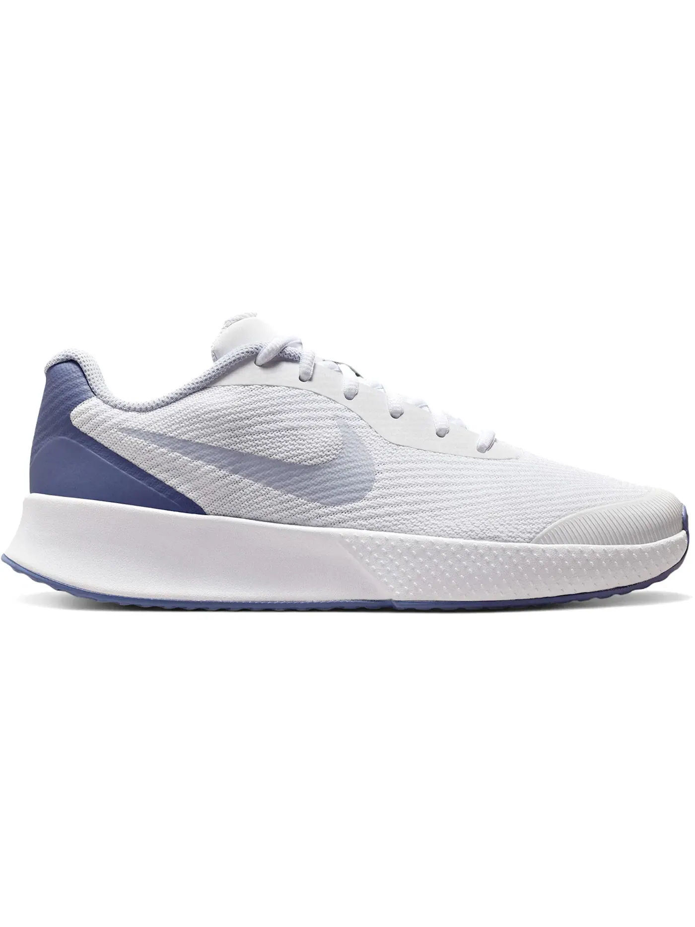 Женские кроссовки для тенниса с шнуровкой Nike Court Vapor Lite 3 HC — изображение 1 из 1, белый/индиго