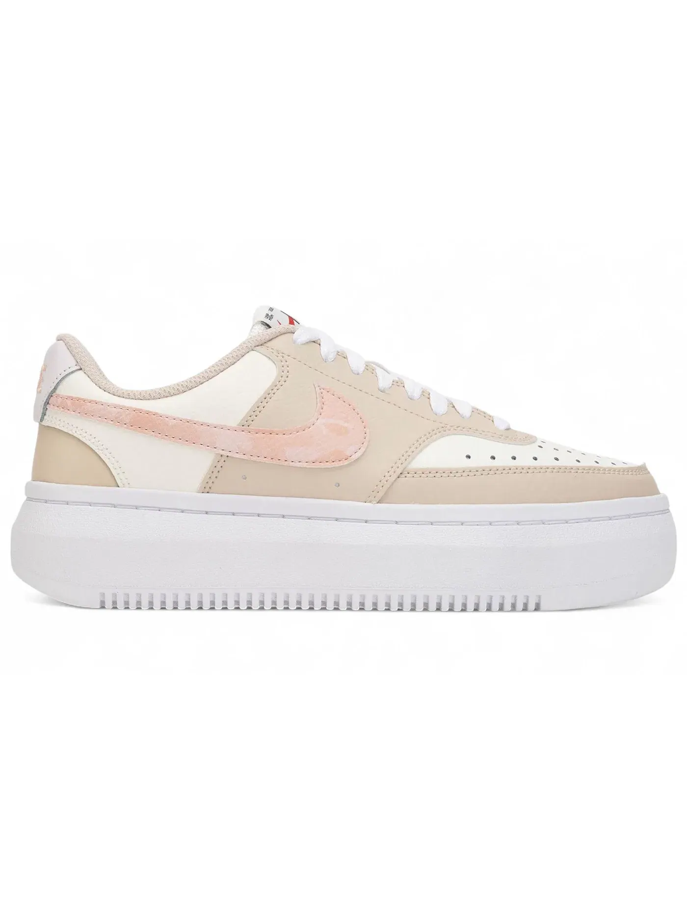 Женские кроссовки с низким верхом Nike Court Vision Alta Low — изображение 1 из 1, белый//оранжевый