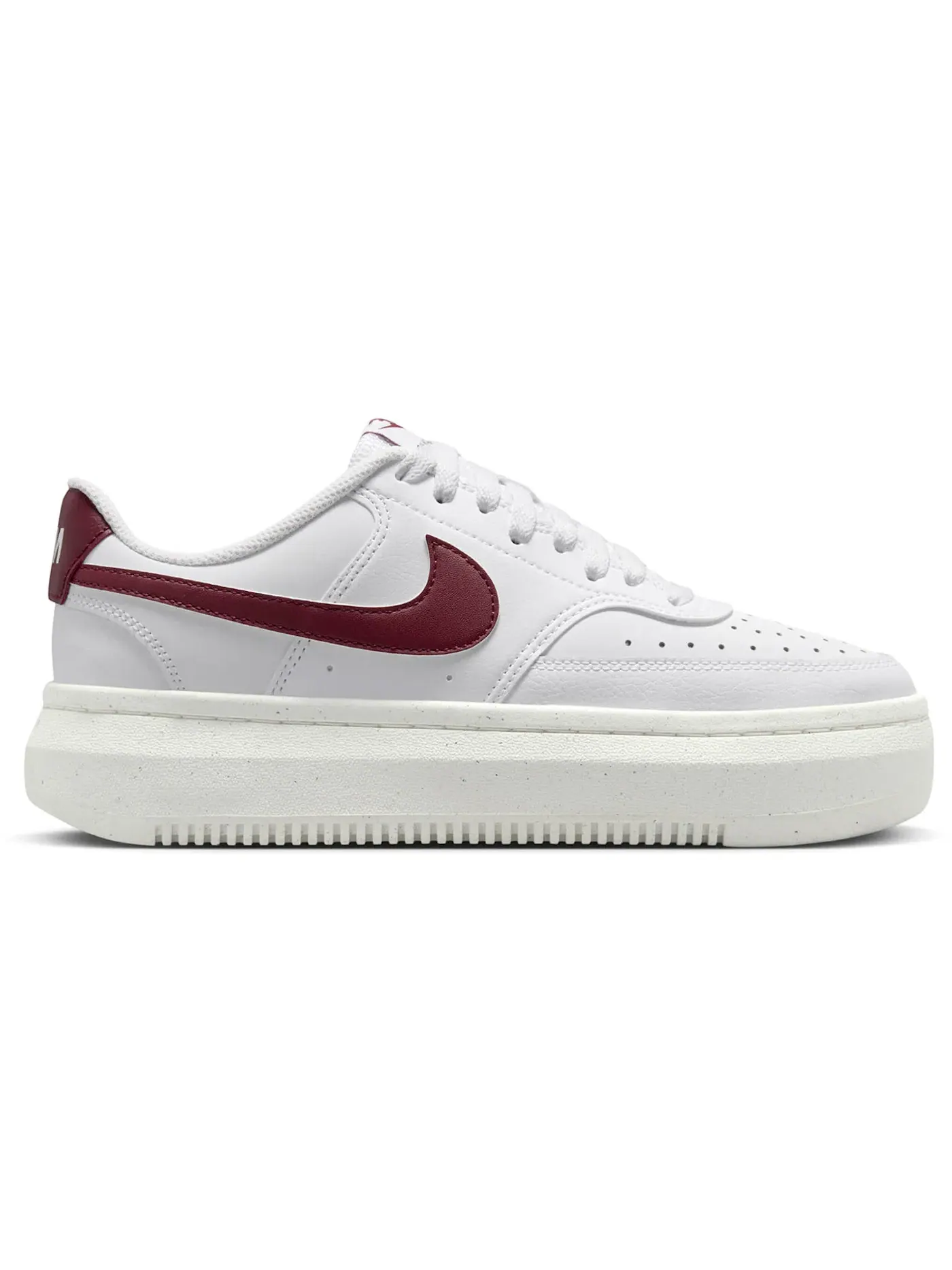 Женские кроссовки Nike Court Vision Alta — изображение 1 из 1, белый//красный