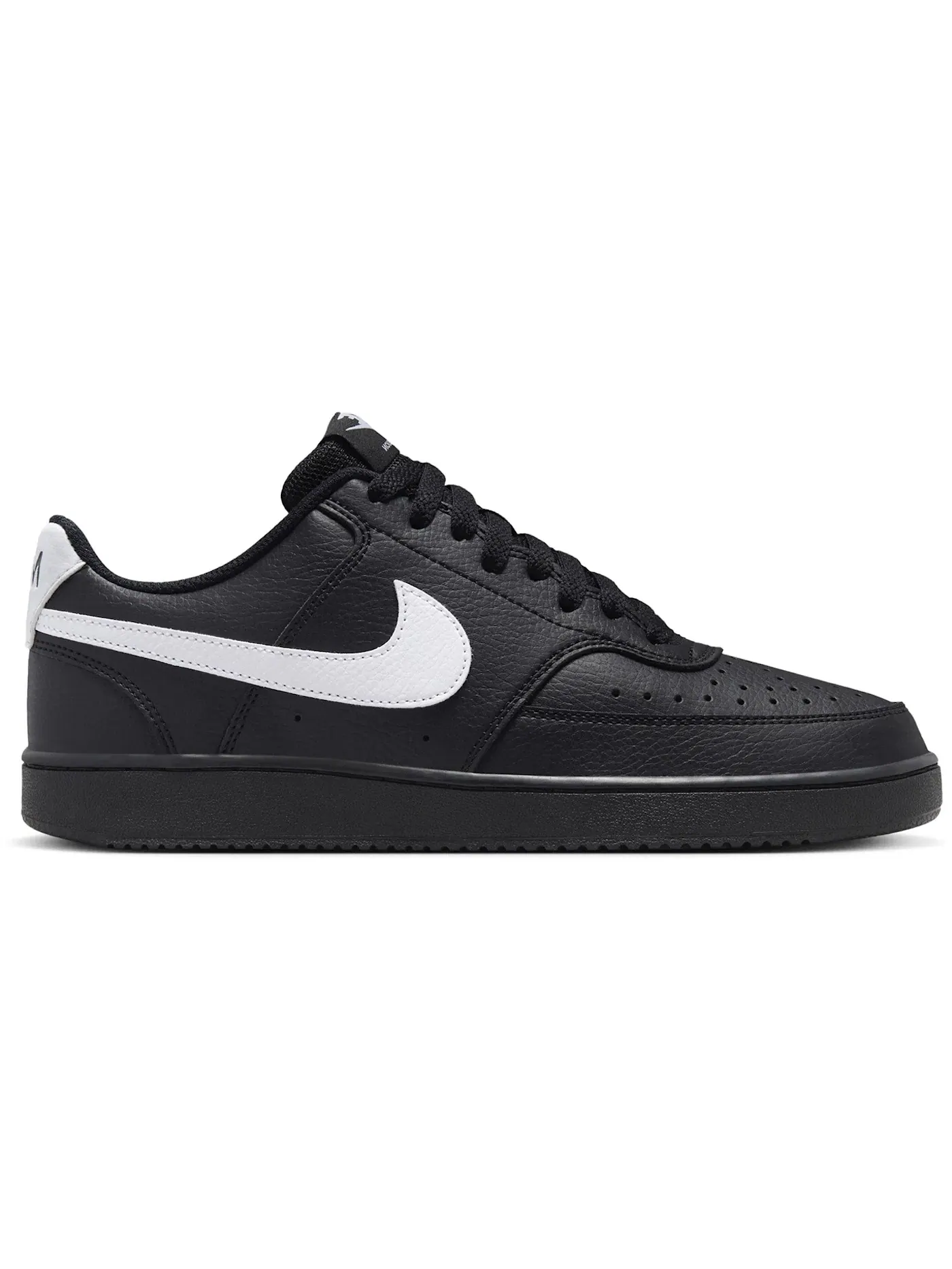 Мужские кроссовки Lifestyle Nike Court Vision Low — изображение 1 из 1, черный/черный/белый