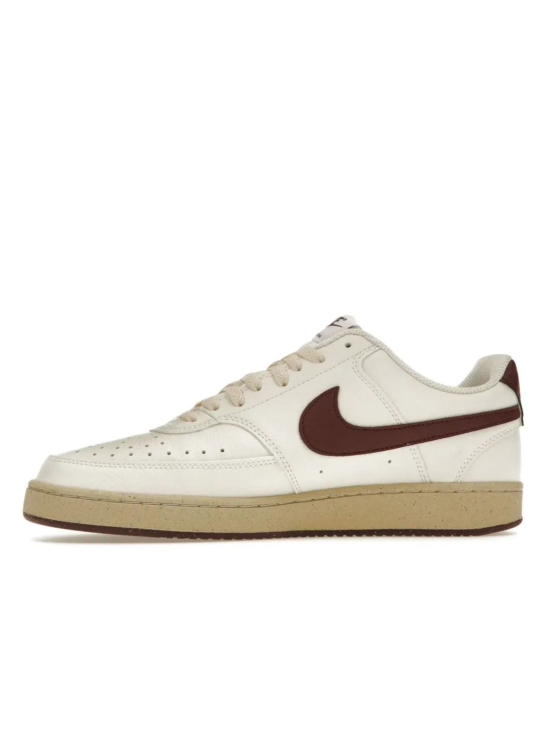 Мужские кроссовки для повседневной носки Nike Court Vision Low Nike — изображение 3 из 4, белый//темный