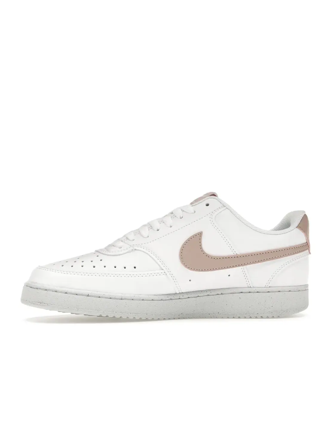 Женские кроссовки Nike Court Vision Low — изображение 3 из 4, белый/розовый
