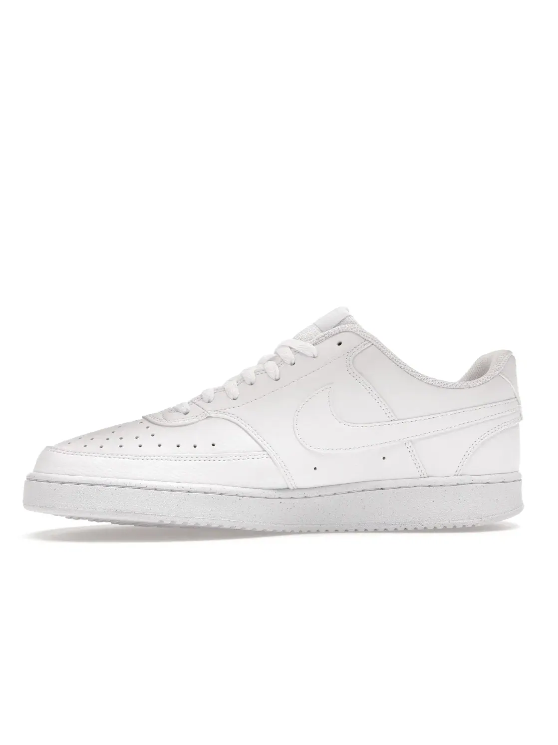 Мужские кроссовки кожаные Nike Court Vision Low — изображение 3 из 4, белый/белый/белый