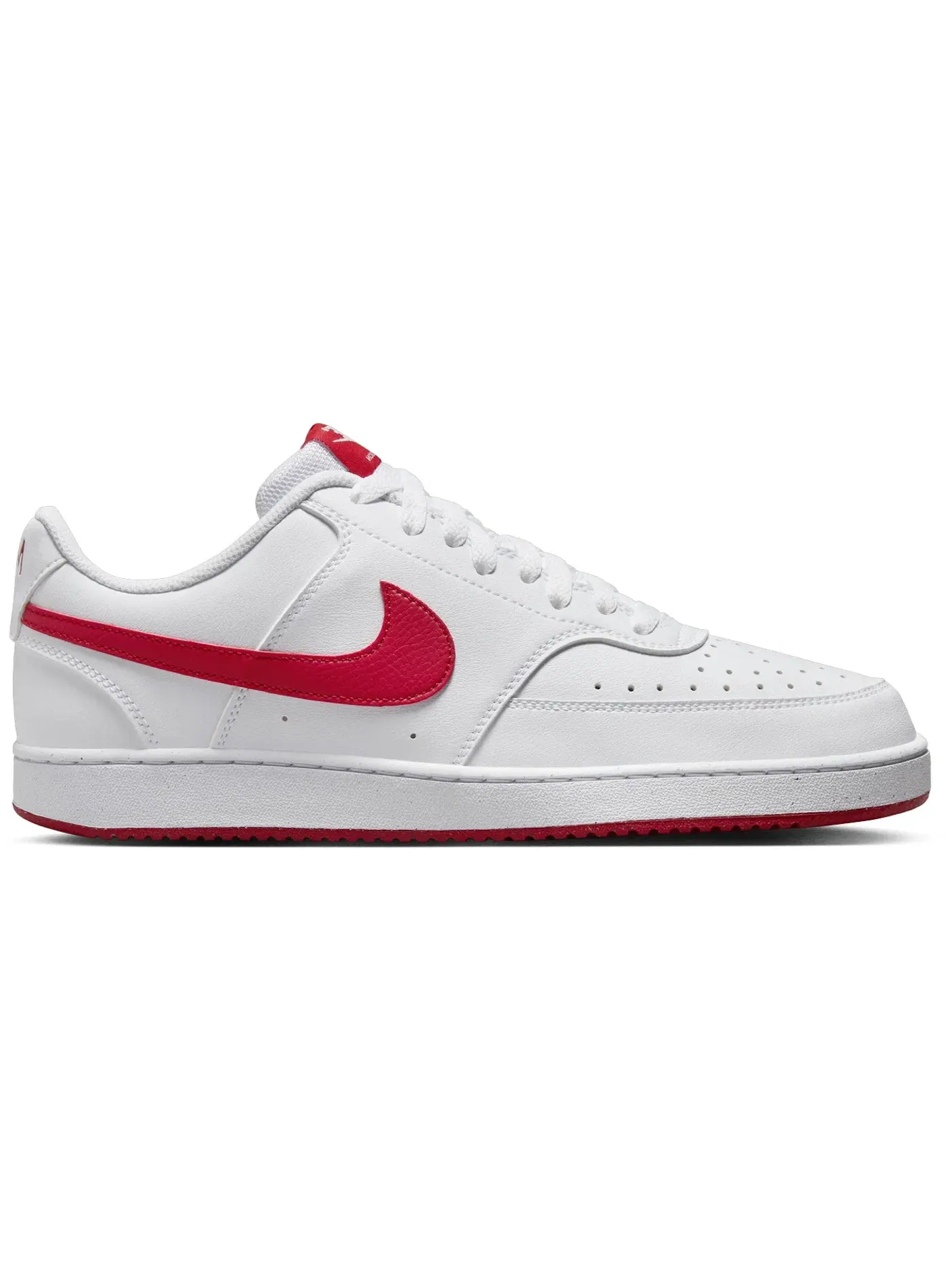 Мужские кроссовки Lifestyle Nike Court Vision Low Next Nature — изображение 1 из 1, белый/красный
