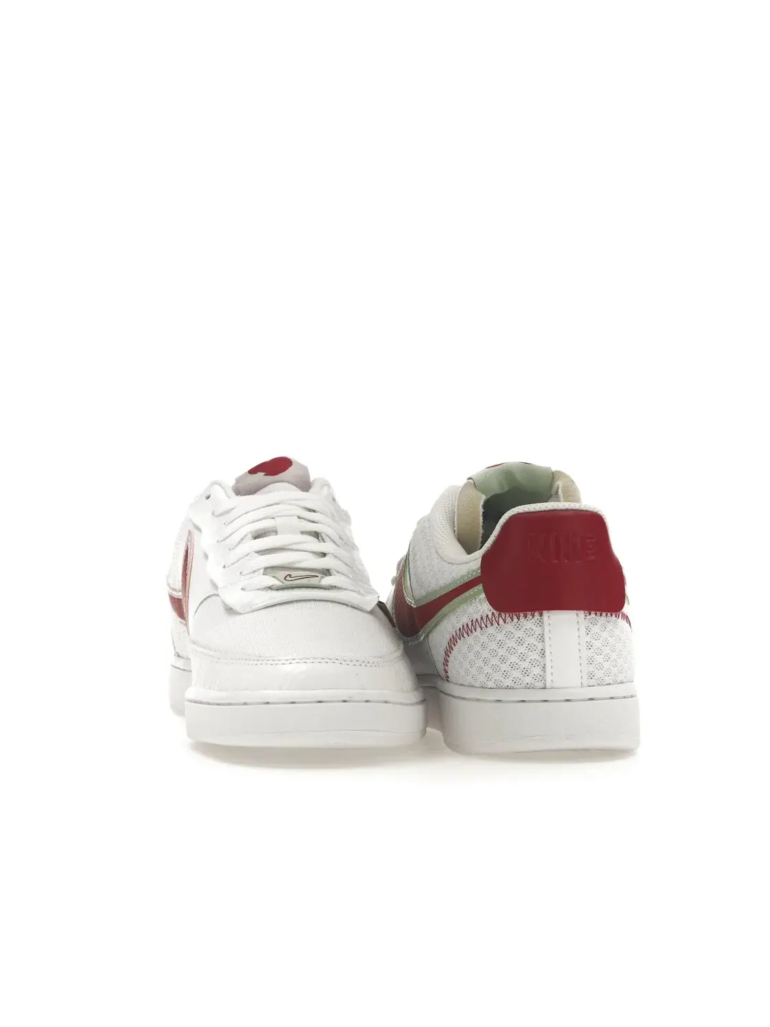 Женские кроссовки Nike Court Vision Low Premium — изображение 4 из 4, белый красный