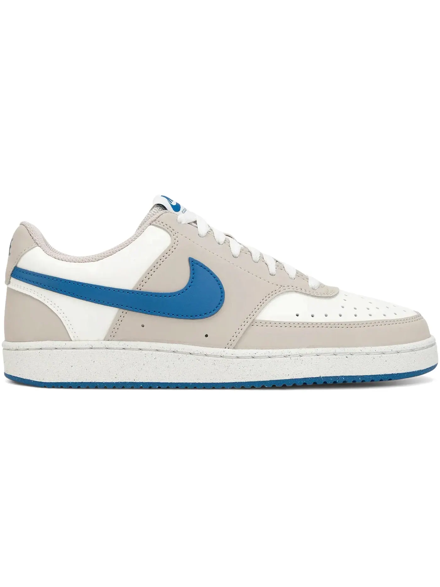 Мужские кроссовки повседневные Nike Court Vision Low Nike — изображение 1 из 1, кремовый/синий