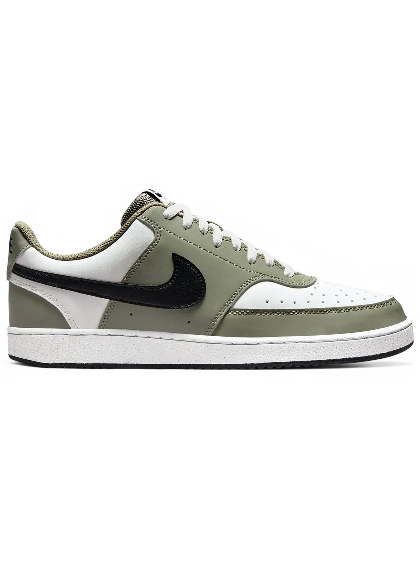 Женские кроссовки для повседневной носки Nike Court Vision Low Nike — изображение 1 из 1, белый/серебристый/черный