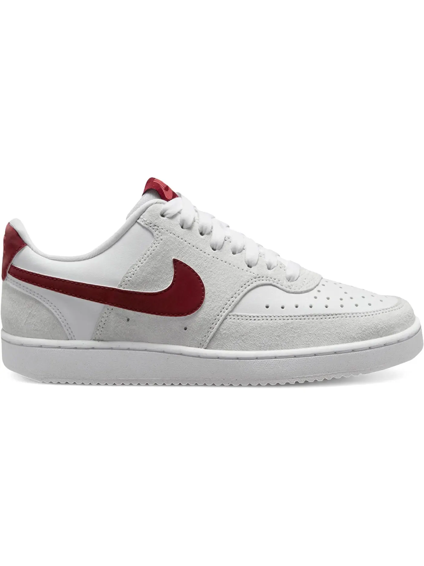 Женские кроссовки Lifestyle Nike Court Vision Low — изображение 1 из 1, белый//красный/красный