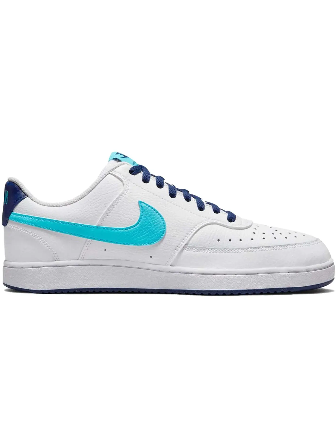 Мужские кроссовки с низким верхом Nike Court Vision Low — изображение 1 из 1, белый/синий/синий