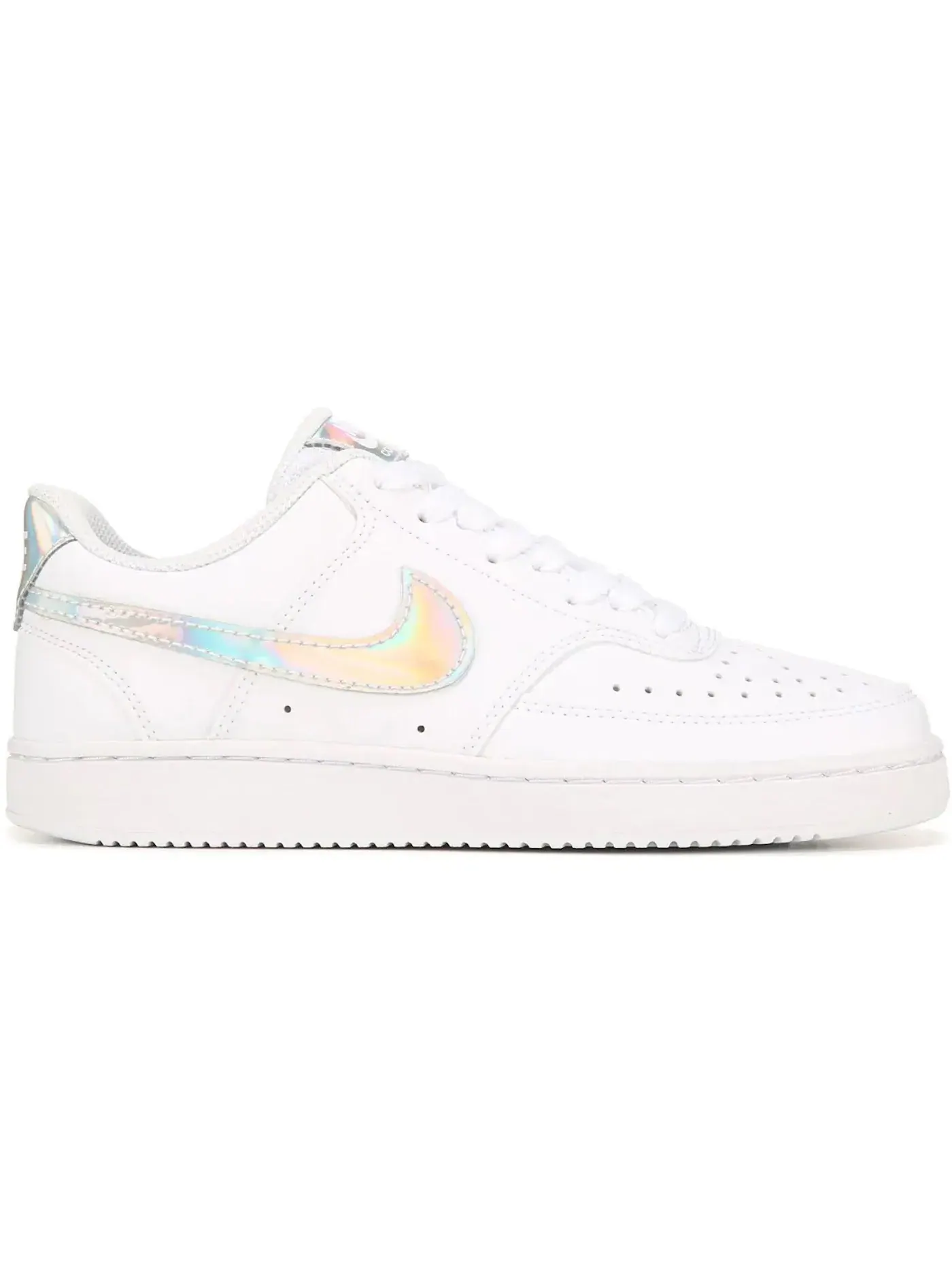 Женские кроссовки с низким профилем Nike Court Vision Low — изображение 1 из 1, белый/мульти-/черный
