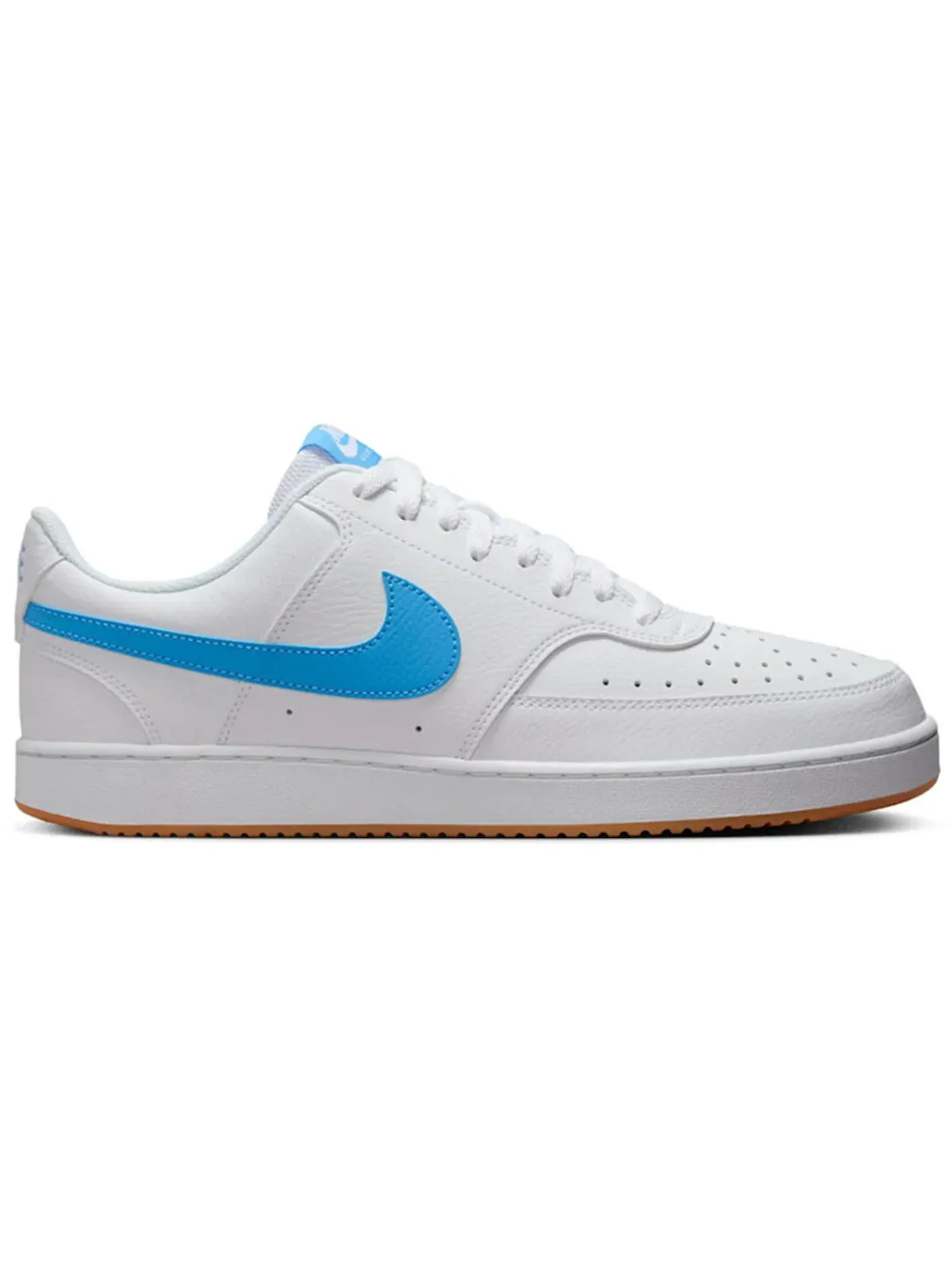 Мужские кроссовки для повседневной носки Nike Court Vision Low — изображение 1 из 1, белый/желтый/синий