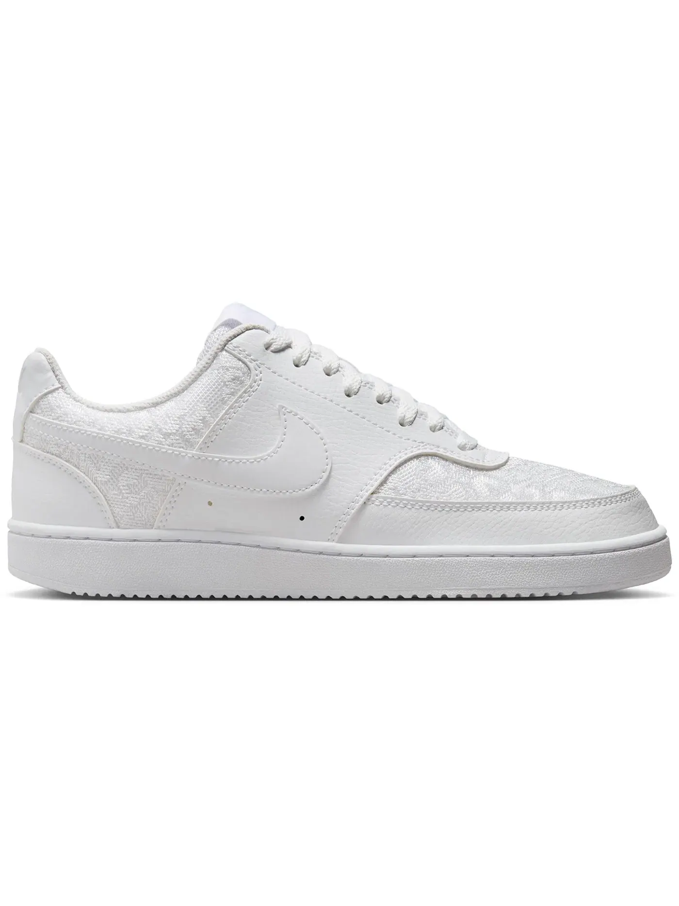 Женские кроссовки для повседневной носки Nike Court Vision Low — изображение 1 из 1, белый/белый/белый