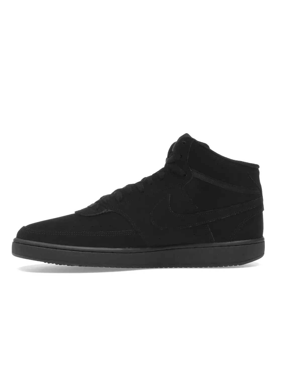Мужские кроссовки с высоким верхом Nike Court Vision Mid Nike — изображение 3 из 4, черный/черный/черный