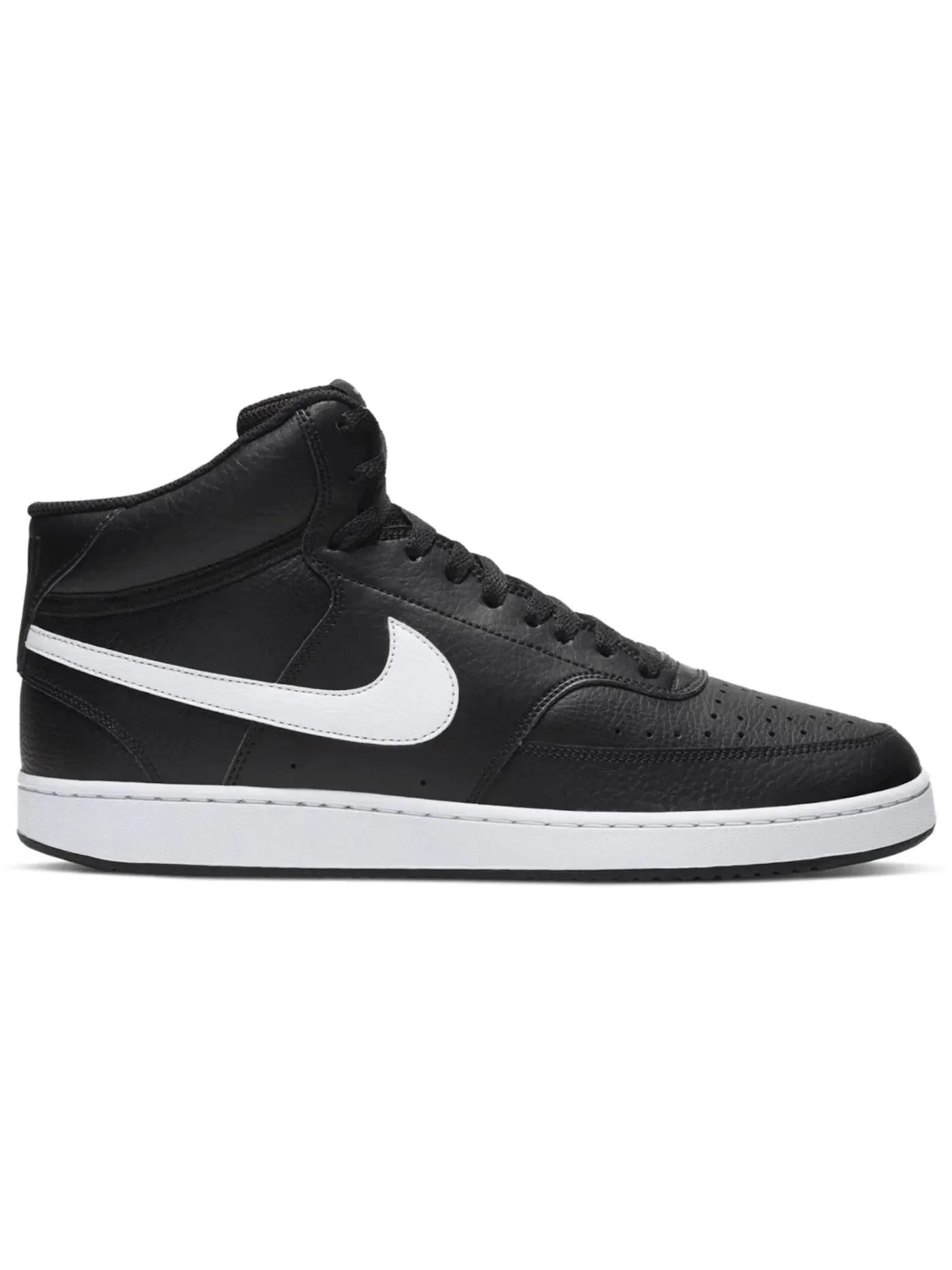 Мужские кроссовки Lifestyle Nike Court Vision Mid — изображение 1 из 1, черный/белый