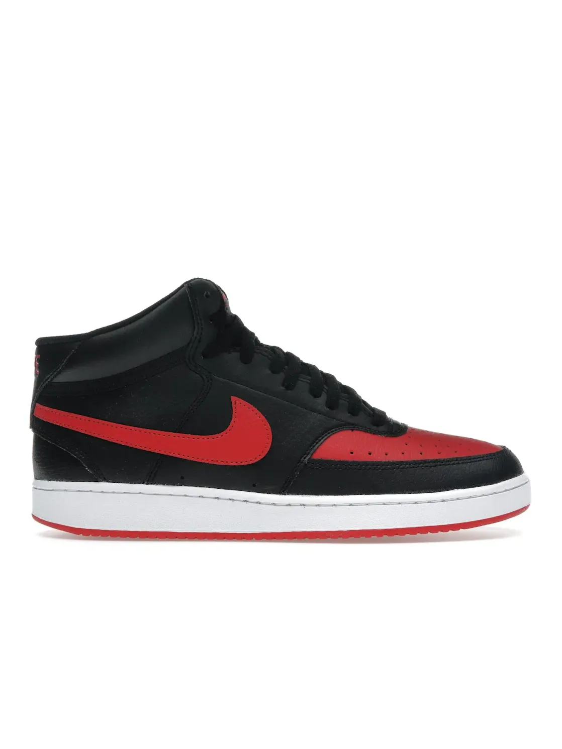 Мужские кроссовки Lifestyle Nike Court Vision Mid — изображение 1 из 4, черный/красный/белый