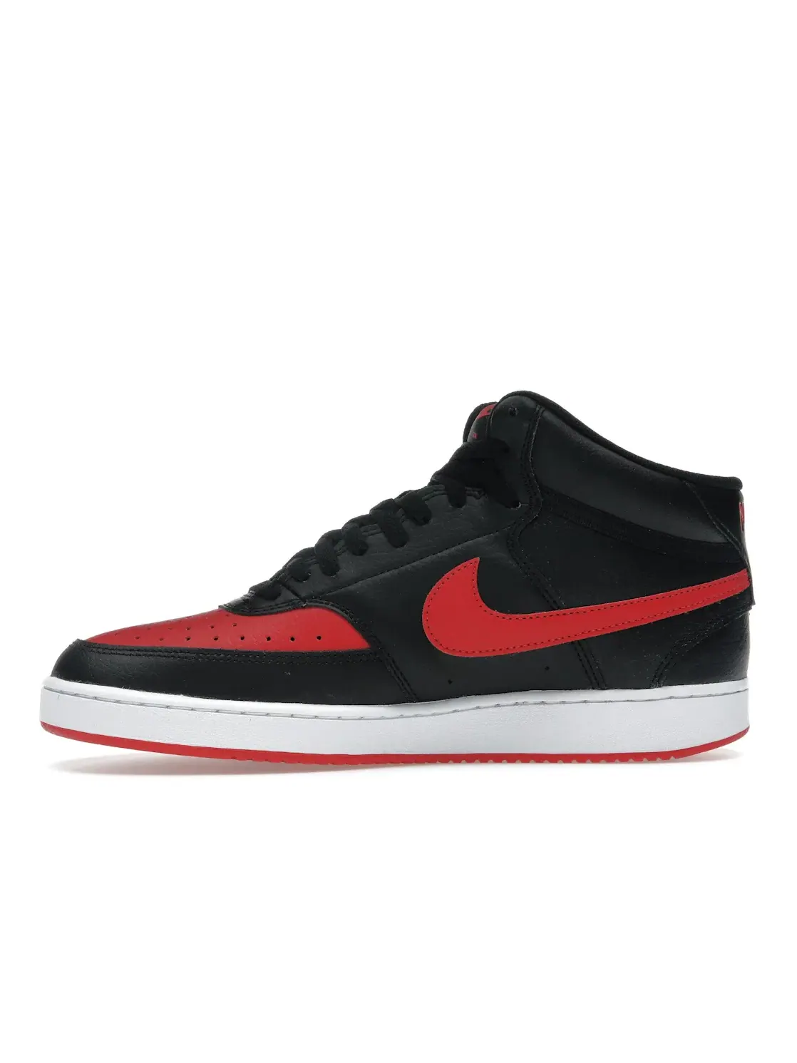 Мужские кроссовки Lifestyle Nike Court Vision Mid — изображение 3 из 4, черный/красный/белый