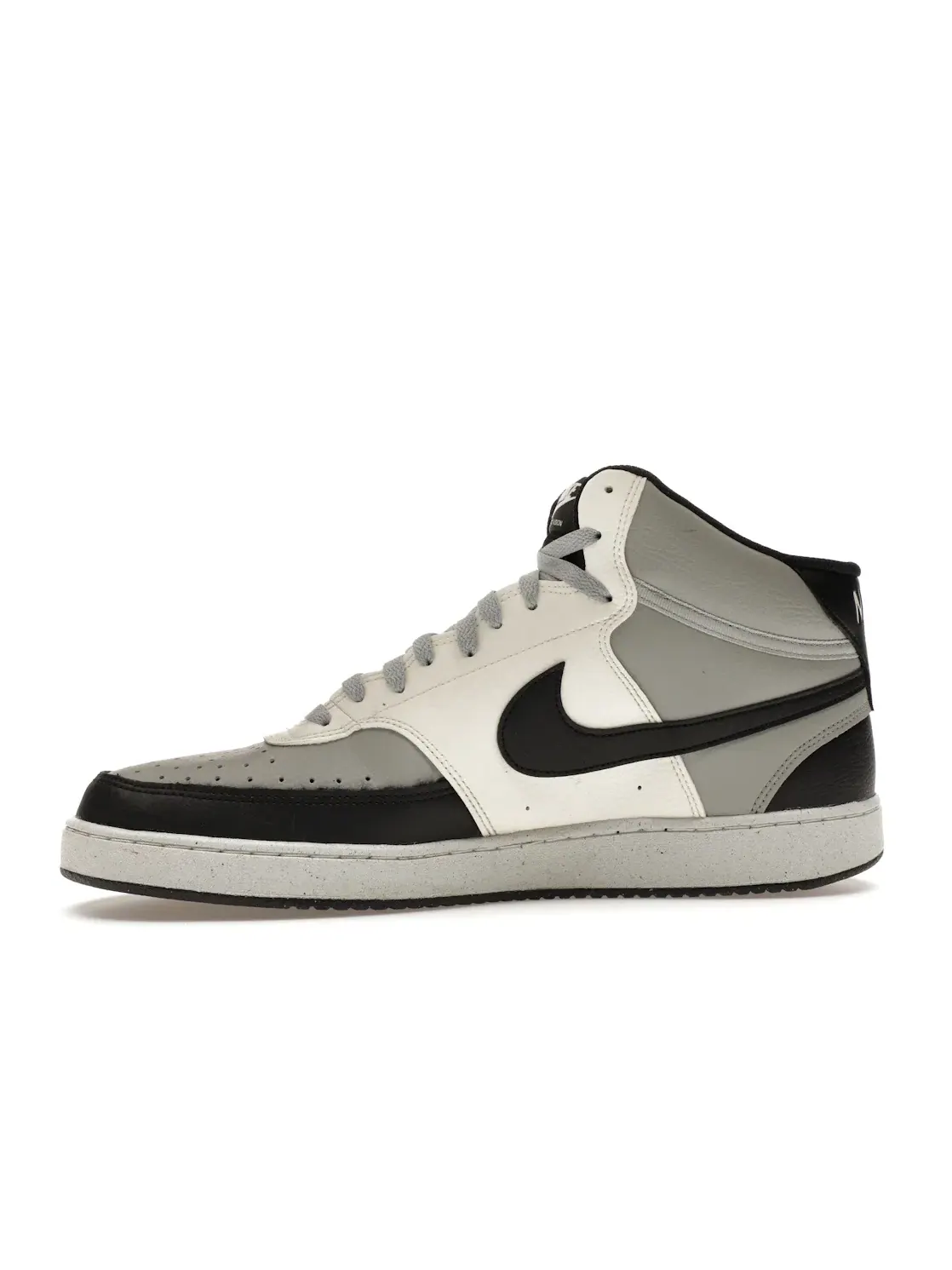 Мужские кроссовки с высоким верхом Nike Court Vision Mid — изображение 3 из 4, светлый серый//черный
