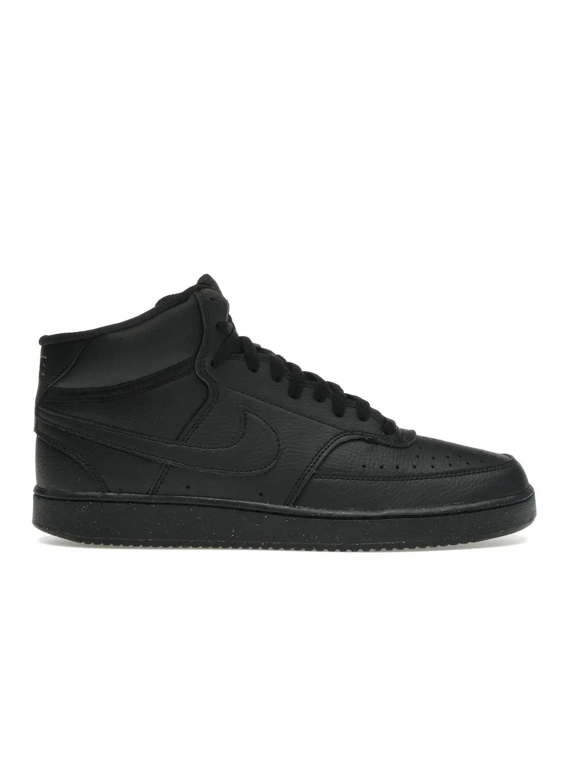 Мужские кроссовки с высоким верхом Nike Court Vision Mid Nike — изображение 1 из 4, черный/черный/черный