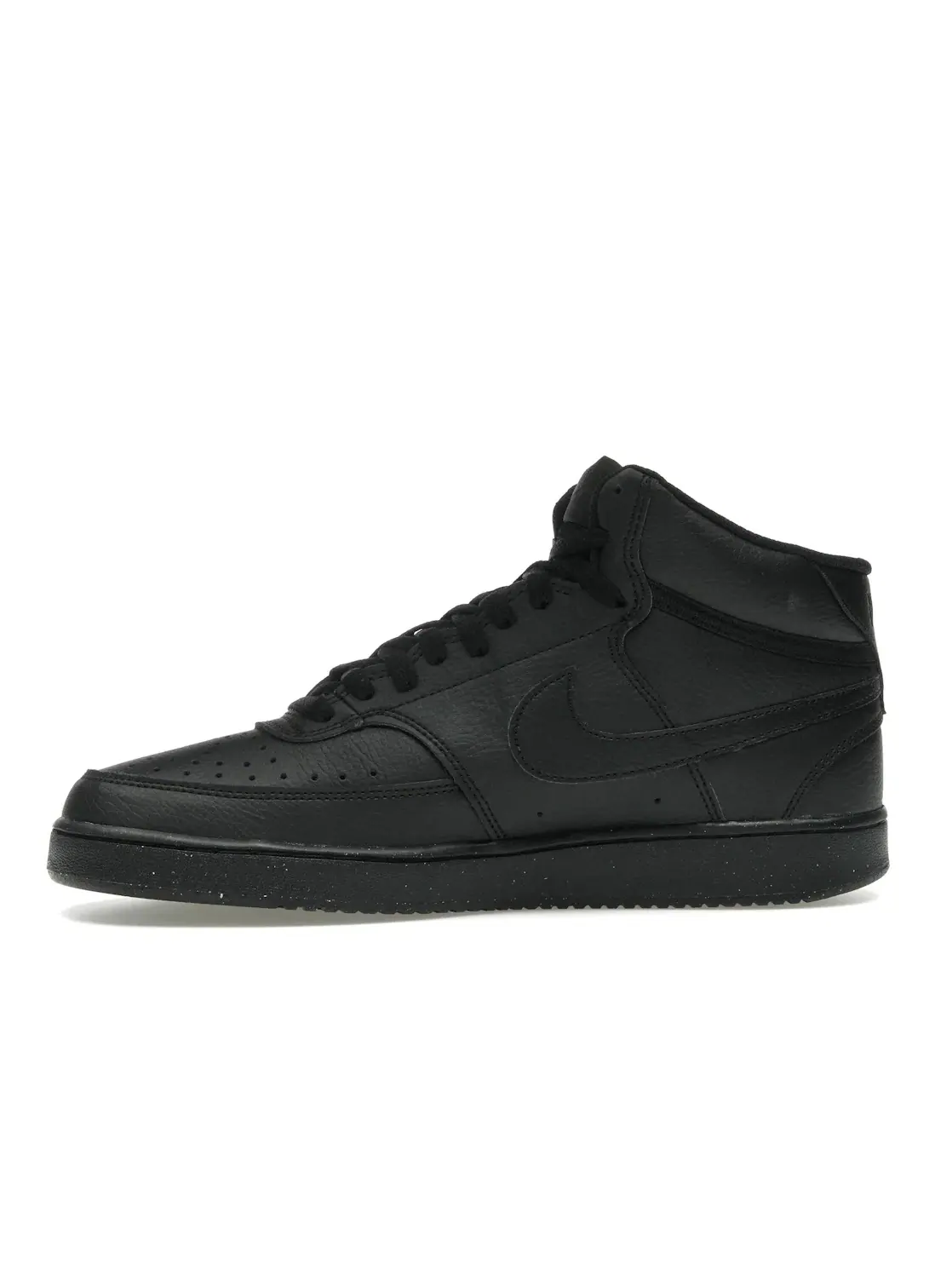 Мужские кроссовки с высоким верхом Nike Court Vision Mid Nike — изображение 3 из 4, черный/черный/черный